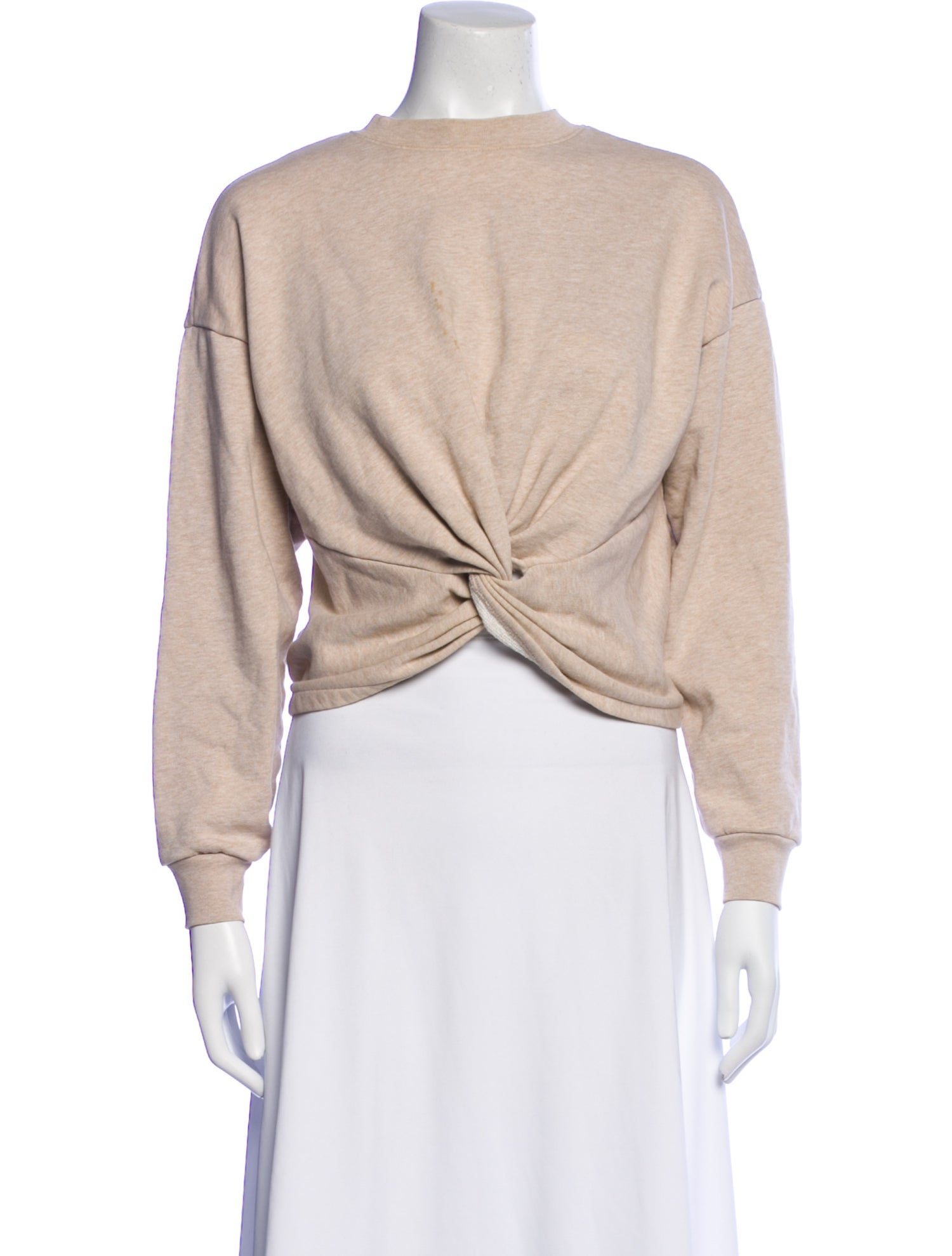 FRAME Mock Neck Long Sleeve Sweatshirt