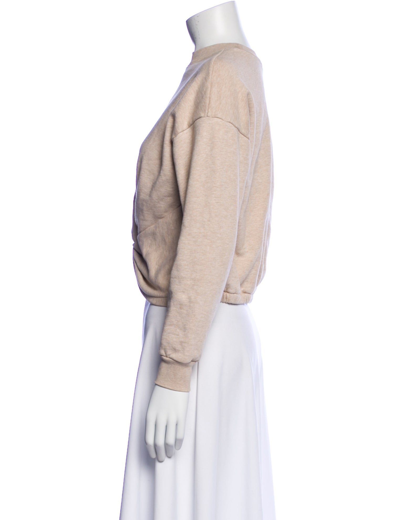 FRAME Mock Neck Long Sleeve Sweatshirt