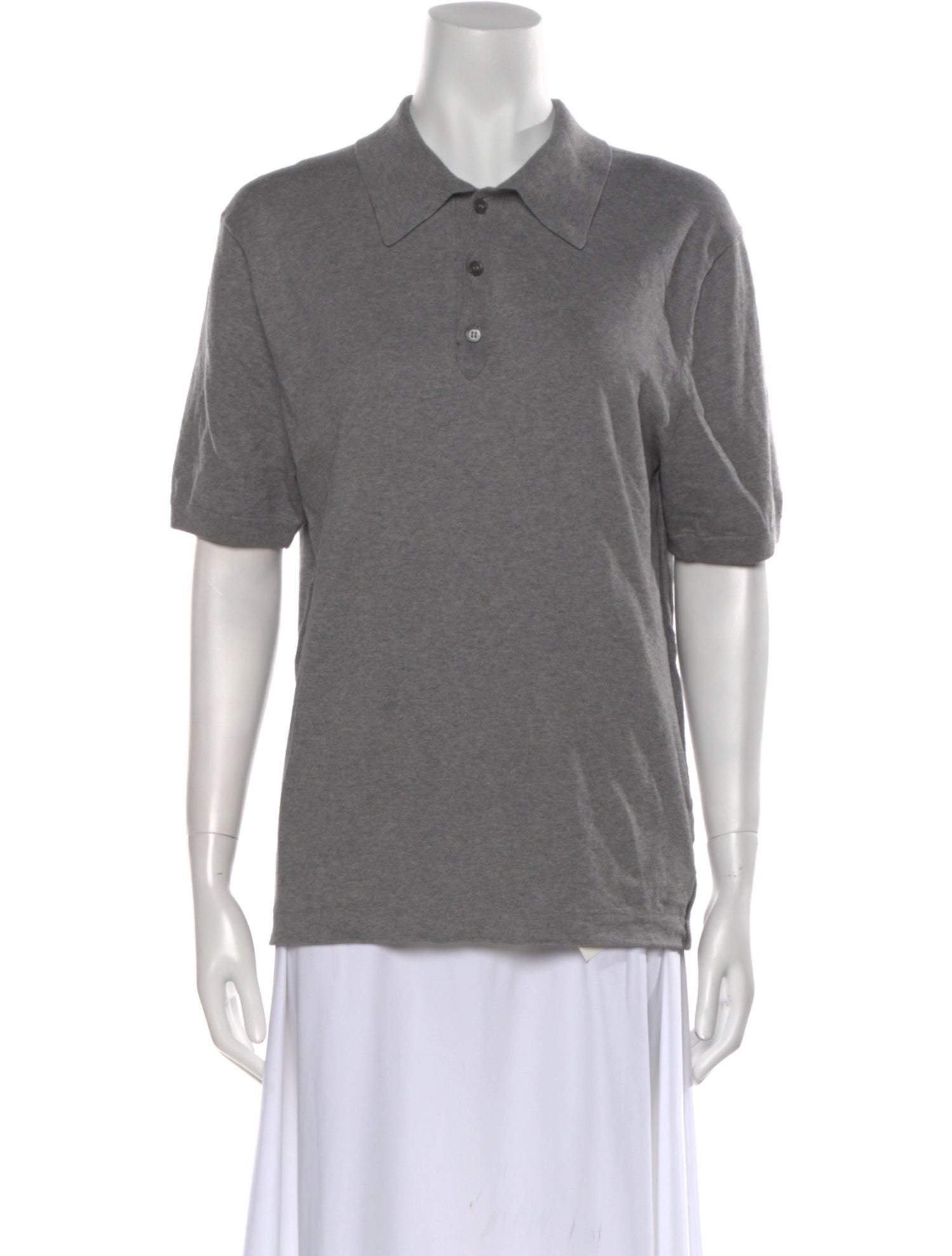 FRAME Silk Short Sleeve Polo