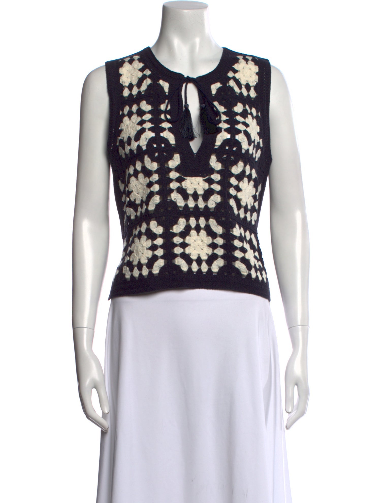 FRAME Printed Crew Neck Sweater