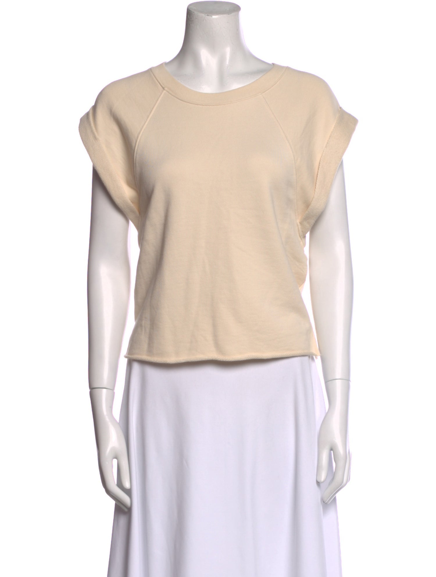 FRAME Bateau Neckline Short Sleeve Top