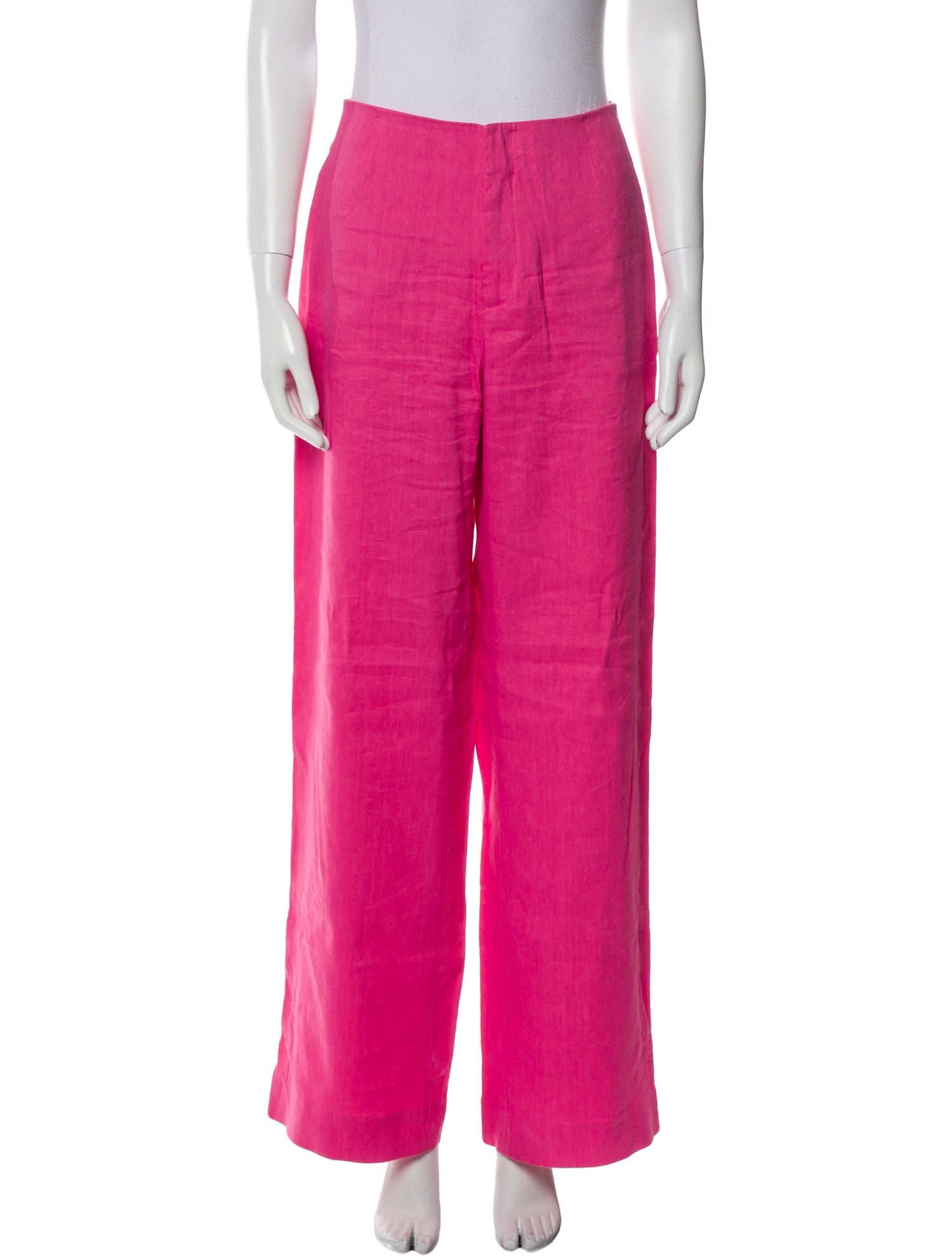 FRAME Linen Wide Leg Pants