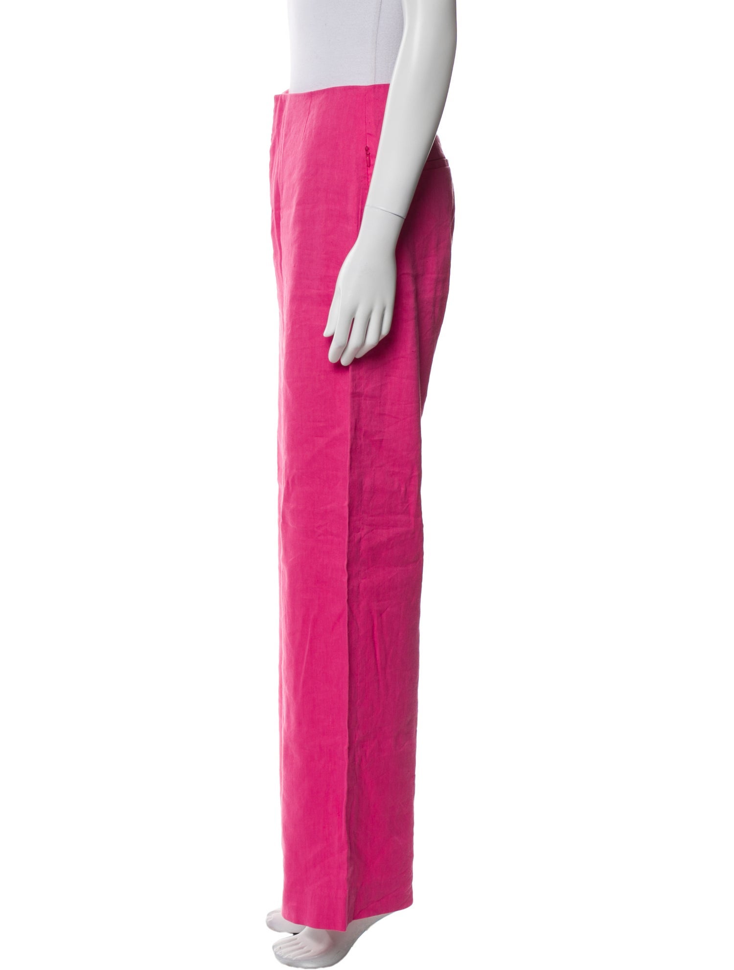 FRAME Linen Wide Leg Pants