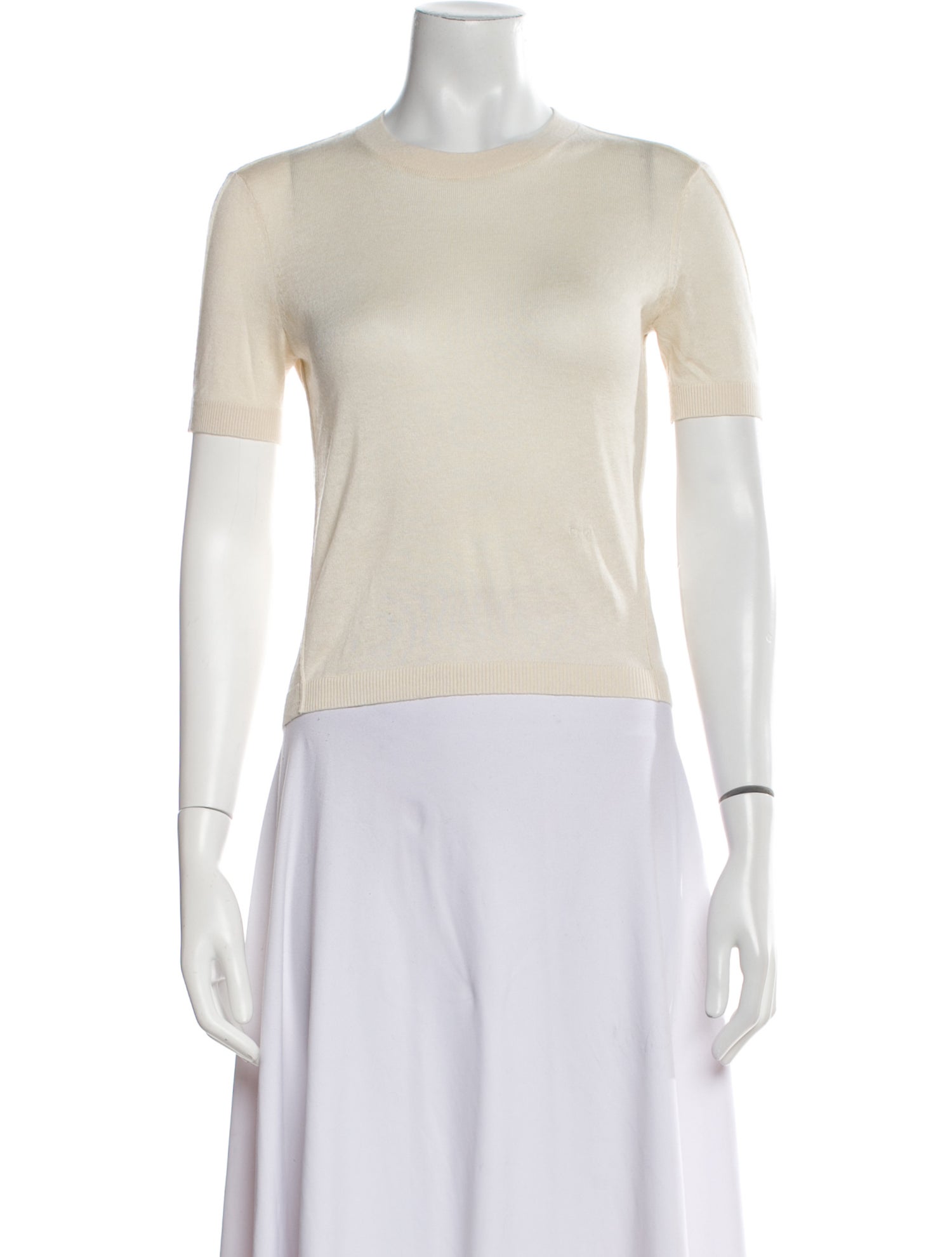 FRAME Silk Crew Neck T-Shirt