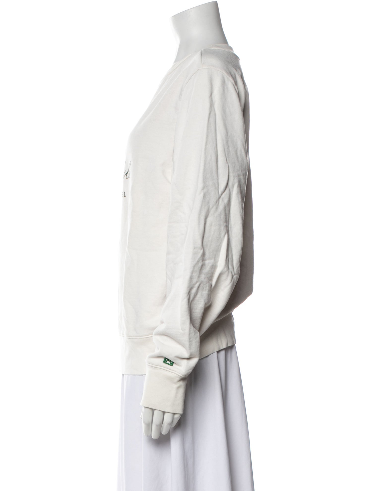 FRAME Graphic Print Crew Neck Sweatshirt