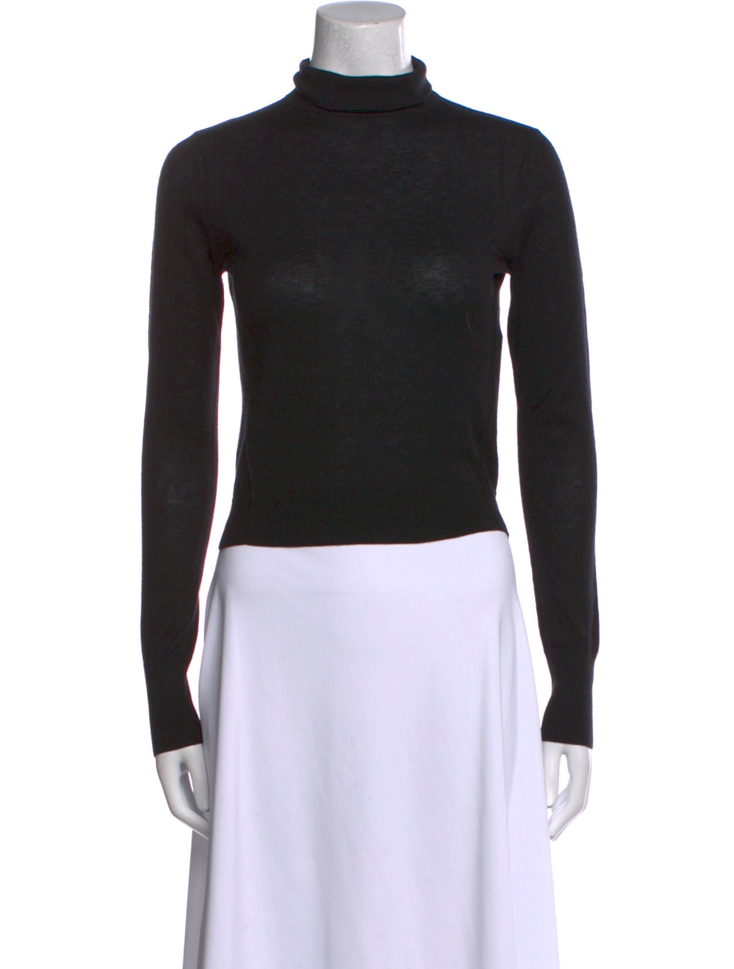 FRAME Silk Turtleneck Bodysuit