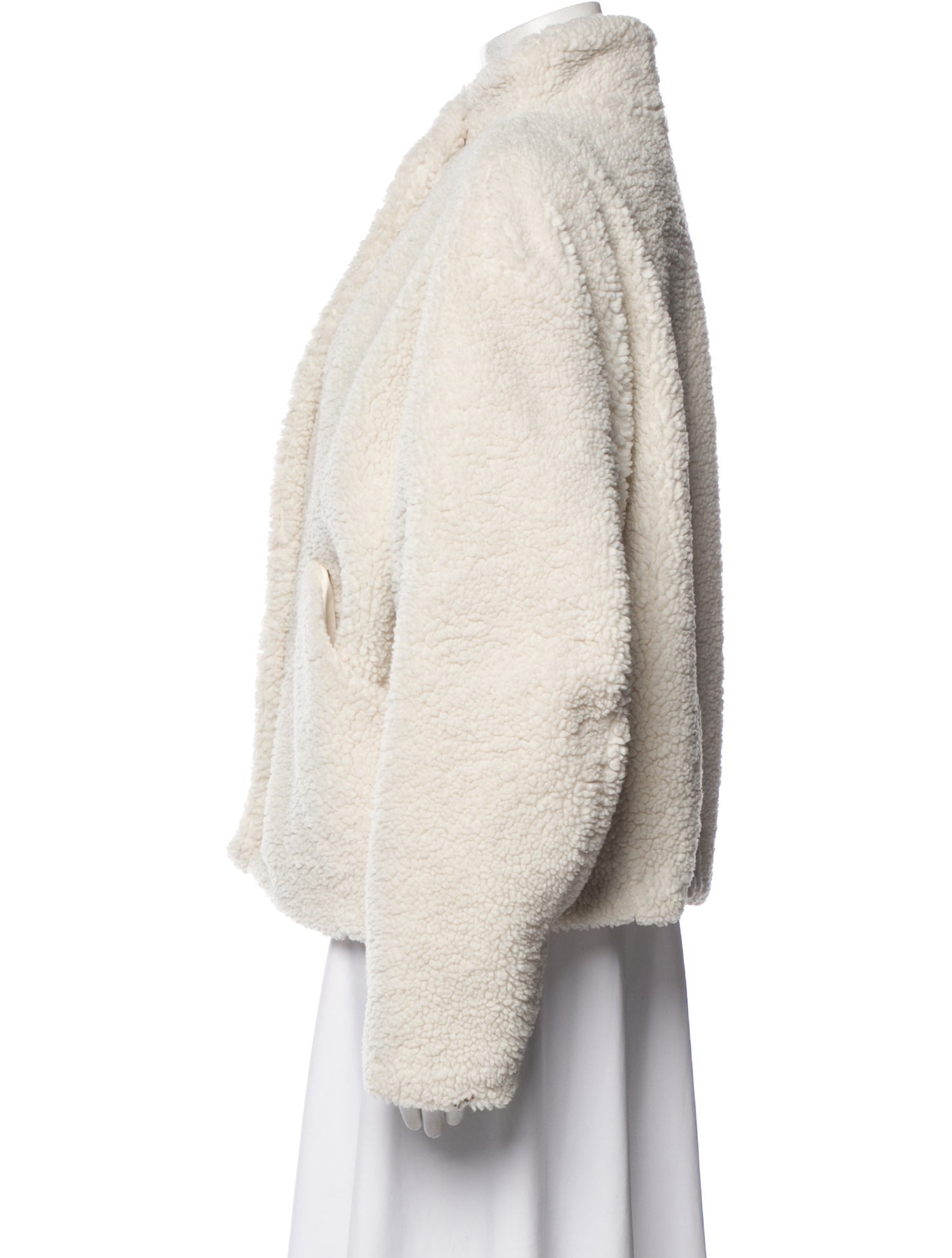 FRAME Faux Fur Jacket