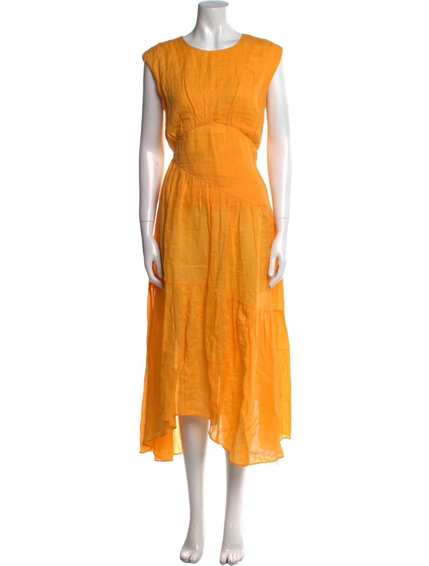 FRAME Crew Neck Long Dress