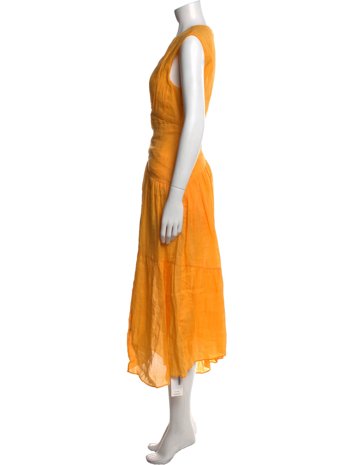 FRAME Crew Neck Long Dress