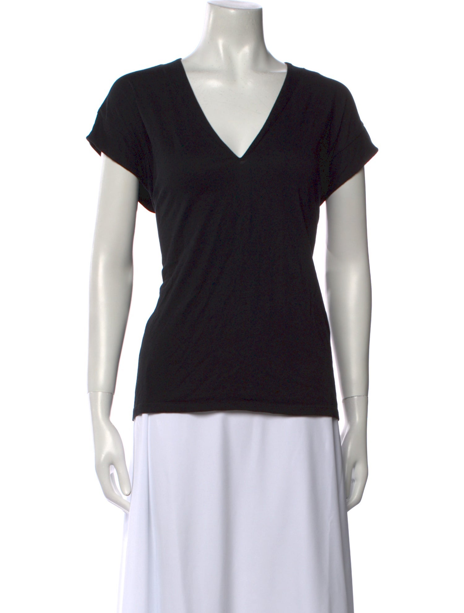 FRAME V-Neck Short Sleeve T-Shirt