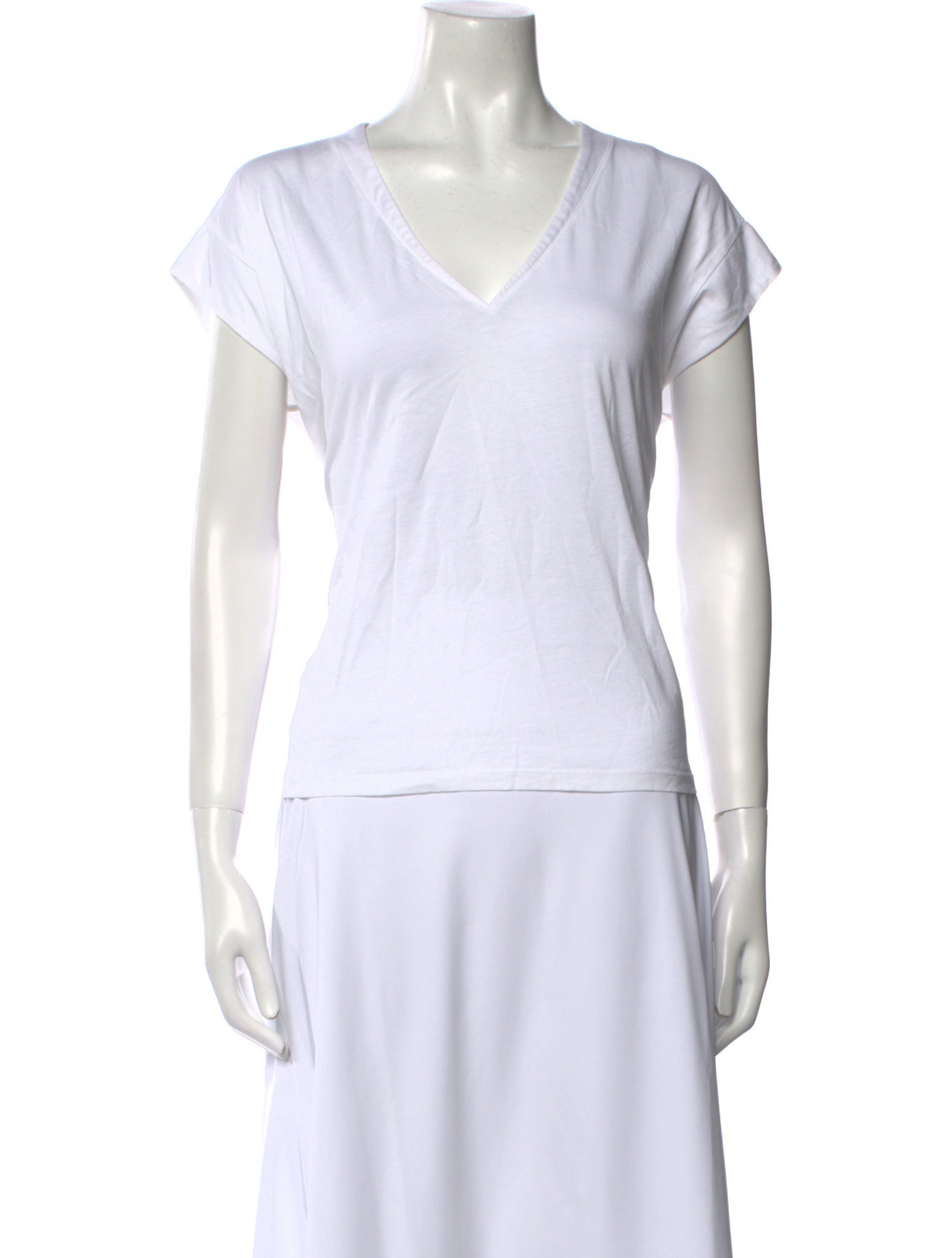 FRAME V-Neck Short Sleeve T-Shirt