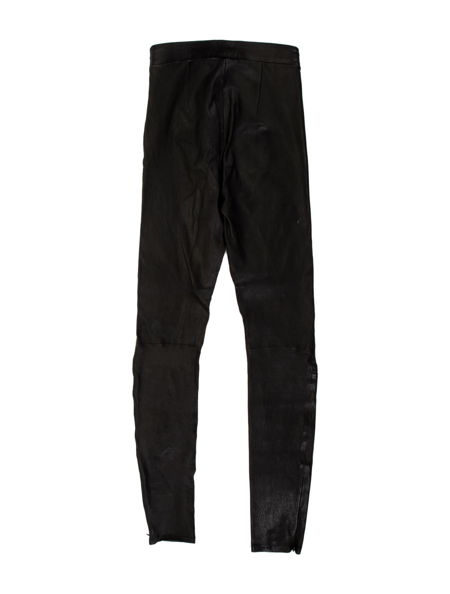 FRAME Leather Skinny Leg Pants
