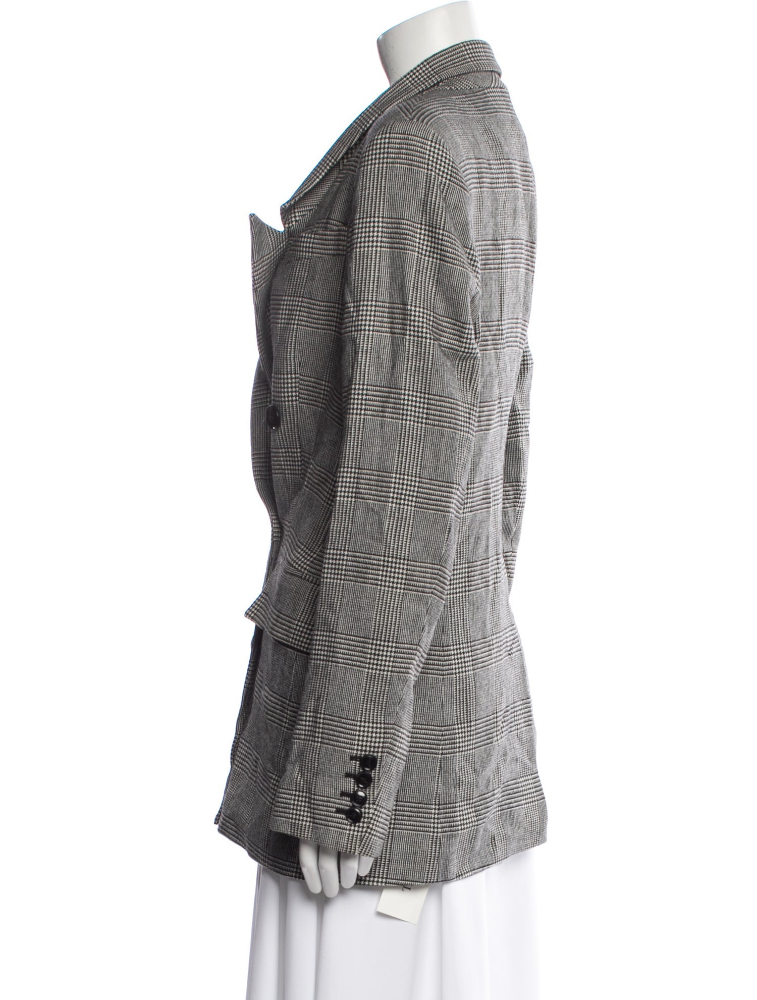 FRAME Plaid Print Blazer