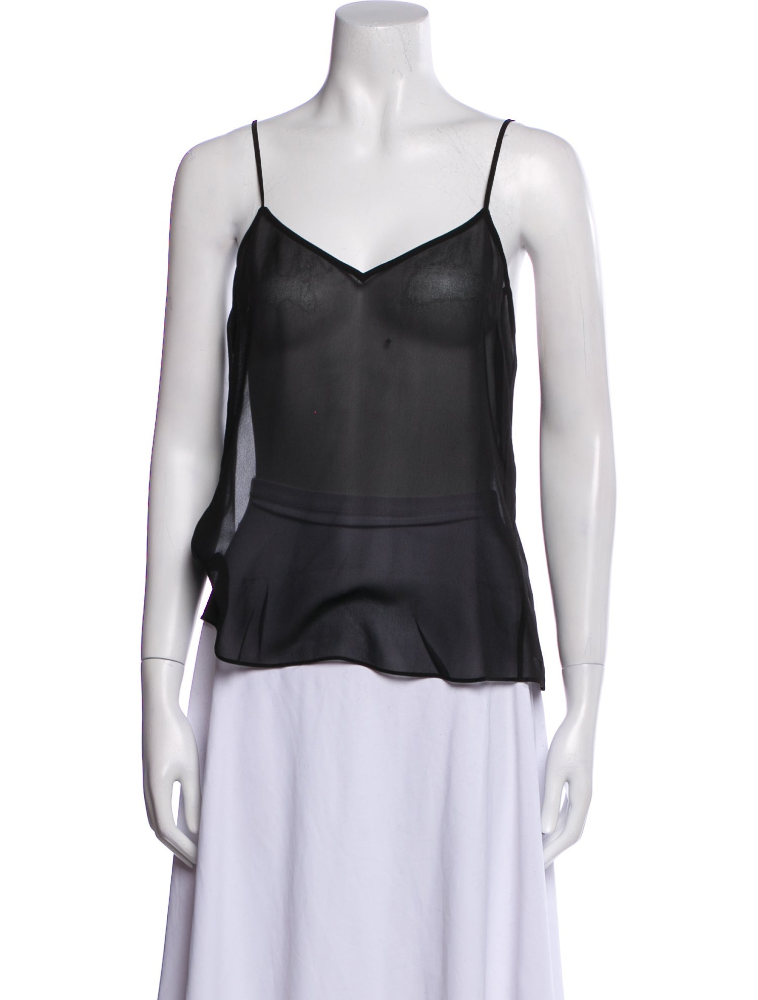 FRAME Silk V-Neck Top w/ Tags