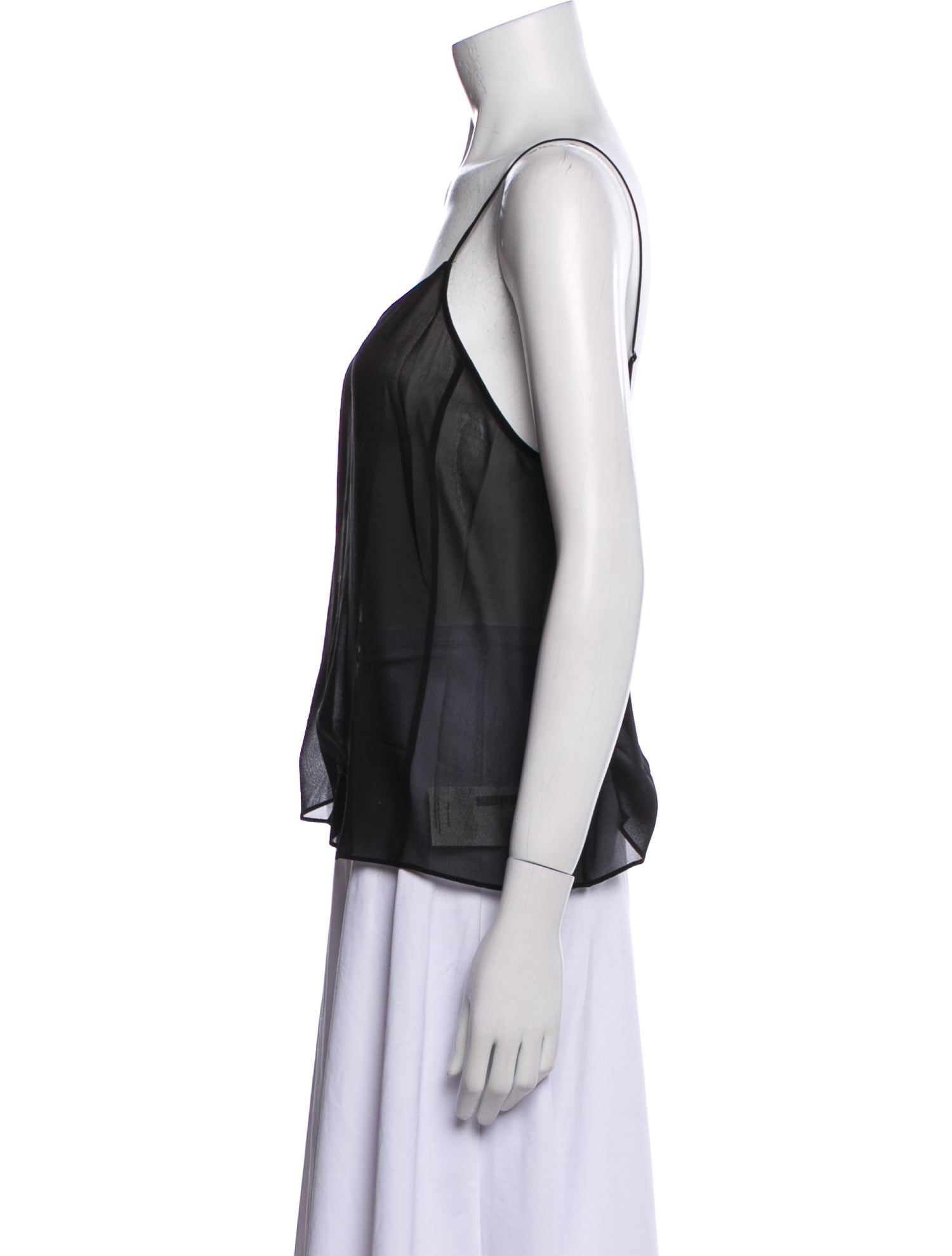 FRAME Silk V-Neck Top w/ Tags