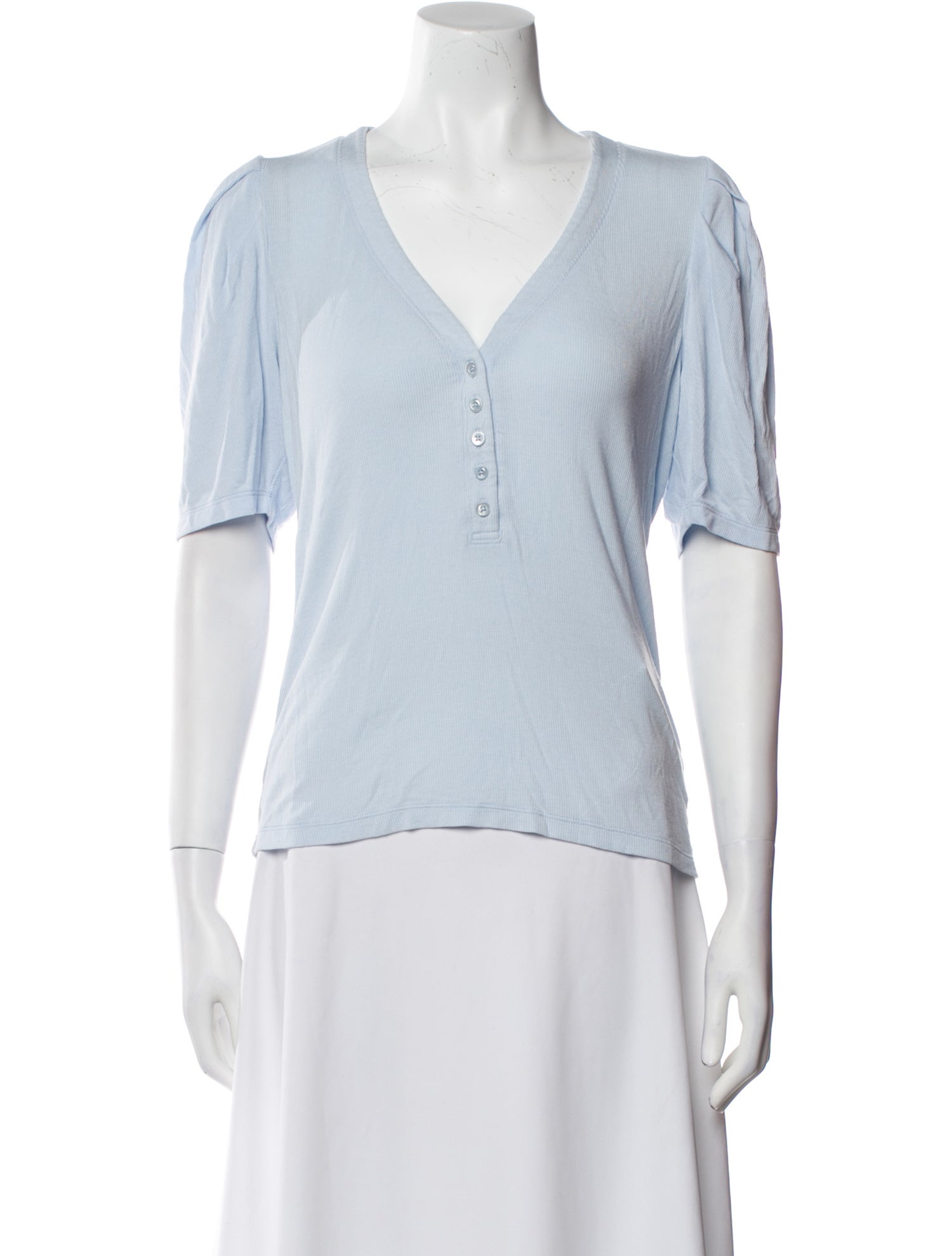 FRAME V-Neck Short Sleeve T-Shirt