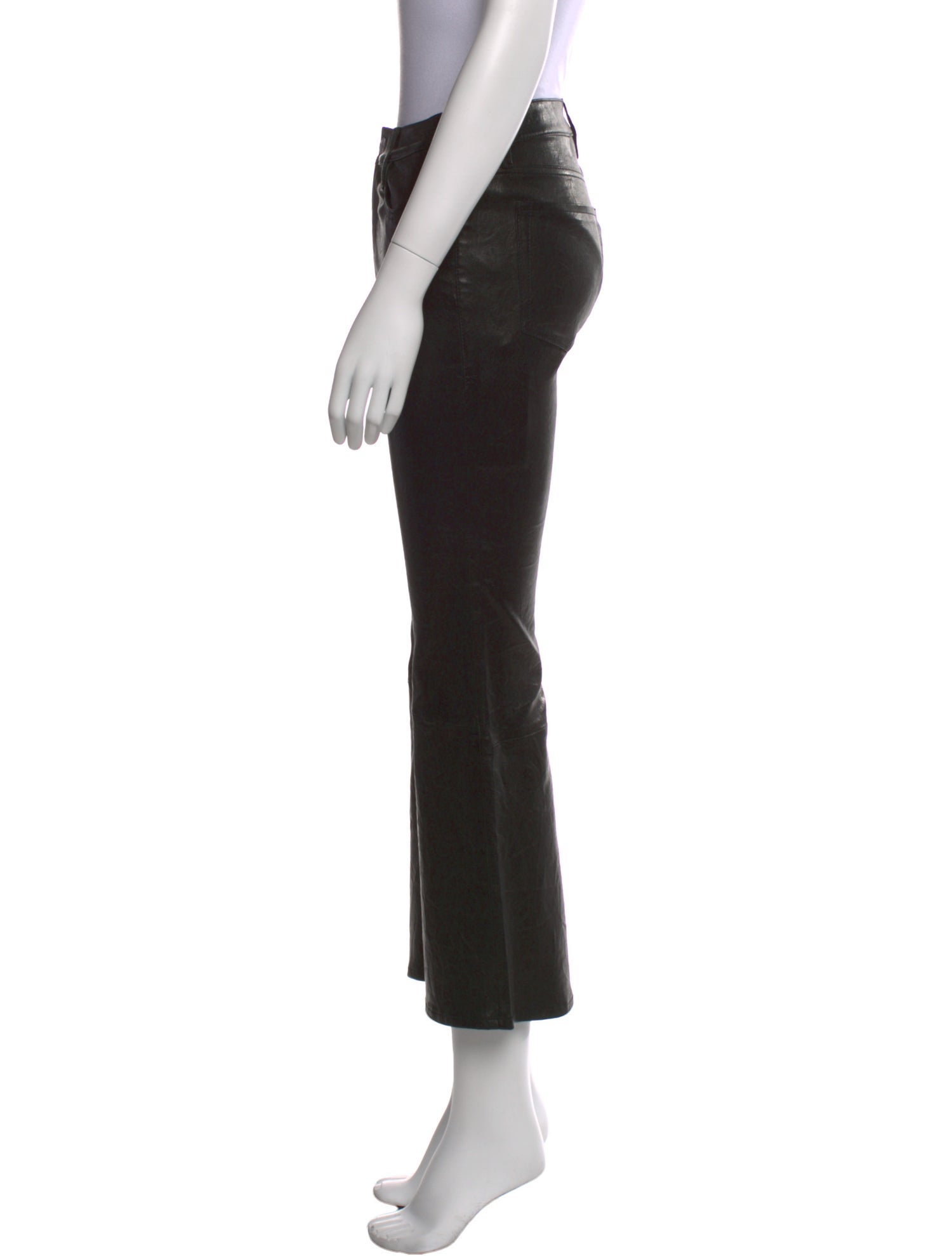 FRAME Lamb Leather Wide Leg Pants