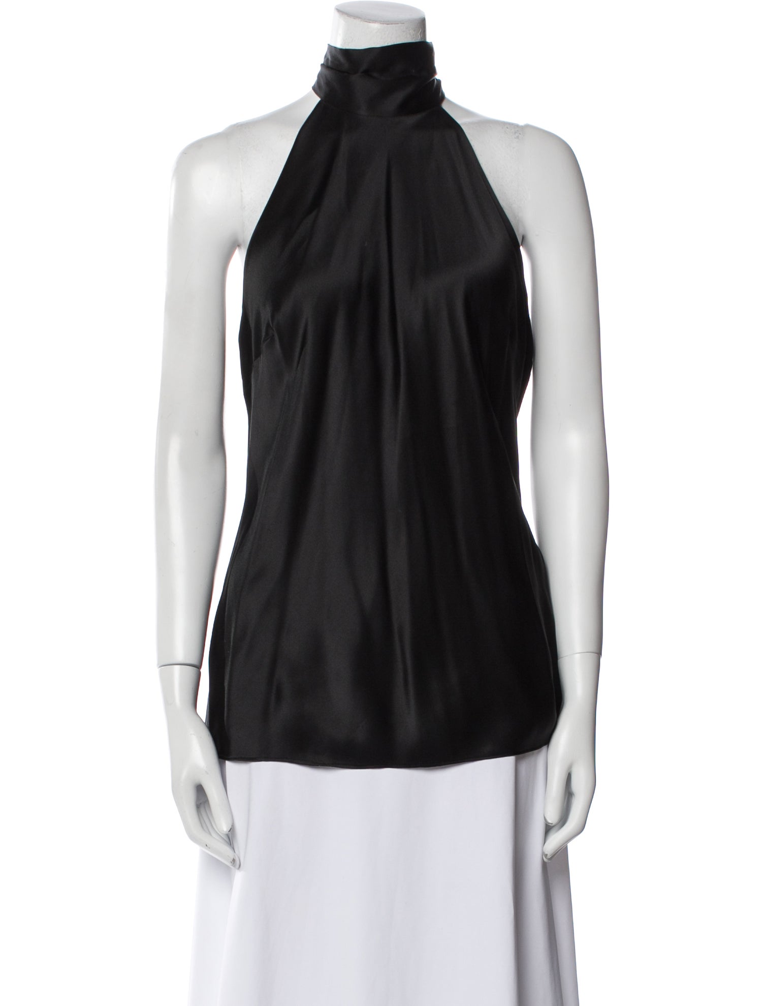 FRAME Silk Halterneck Blouse w/ Tags