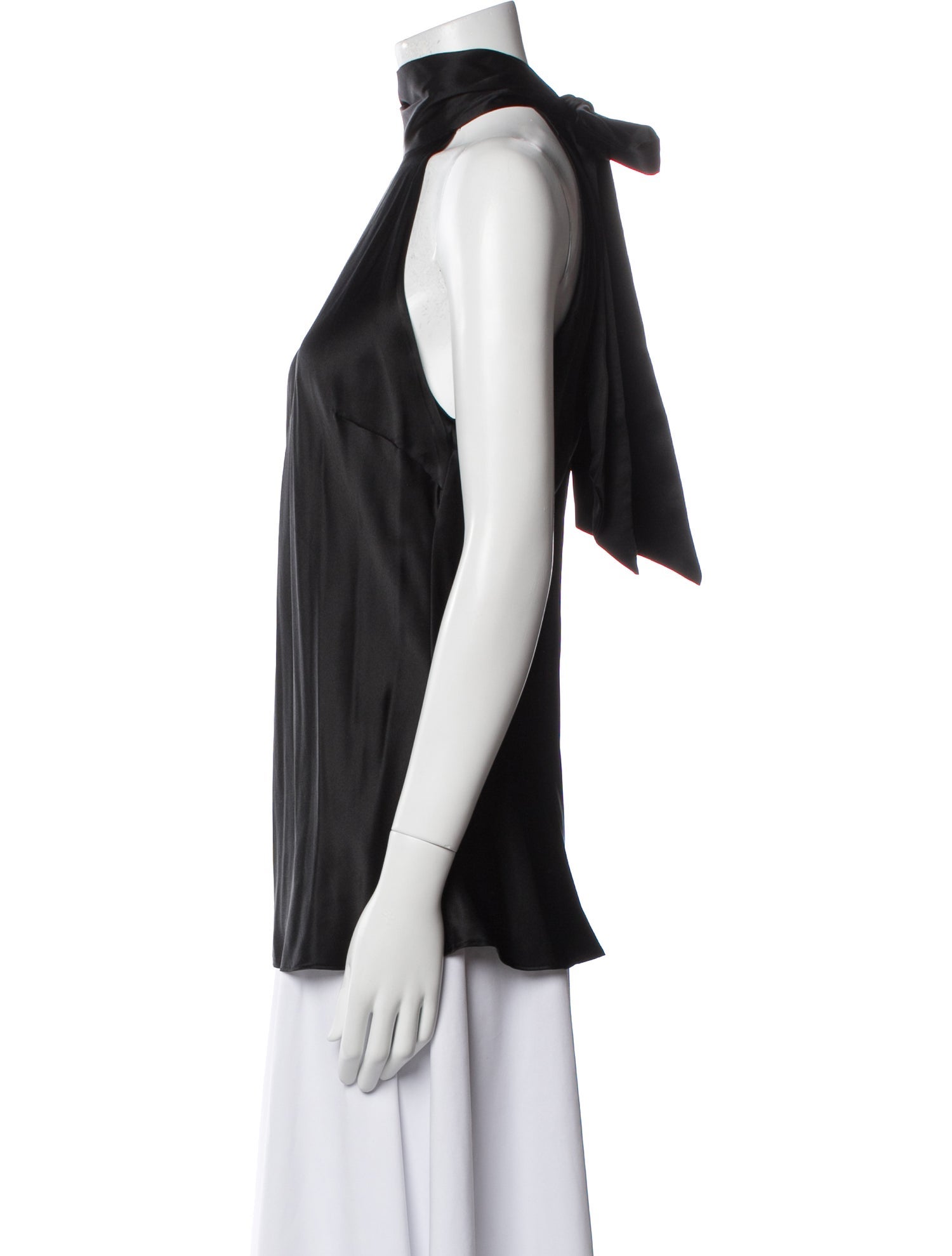 FRAME Silk Halterneck Blouse w/ Tags