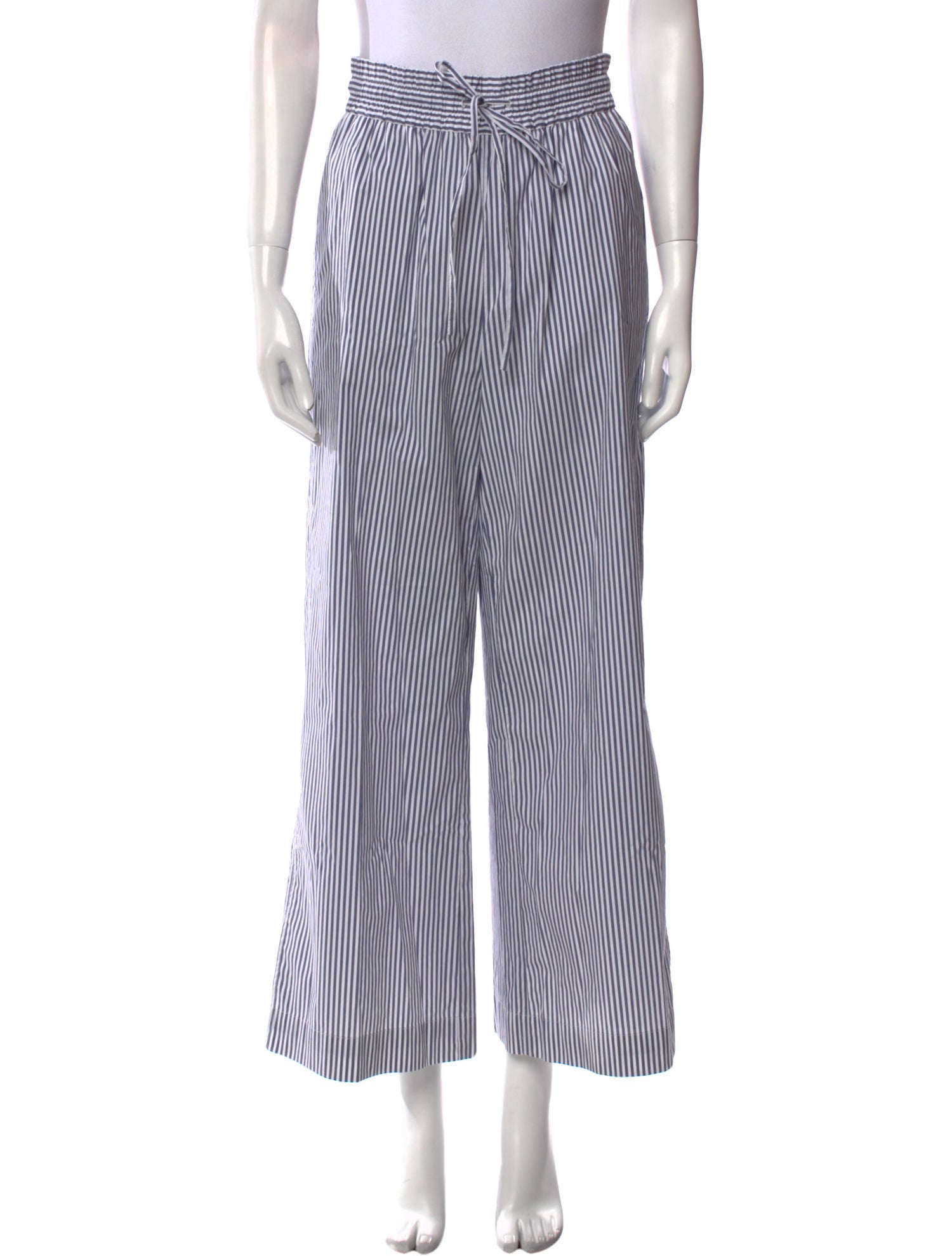 FRAME Striped Wide Leg Pants