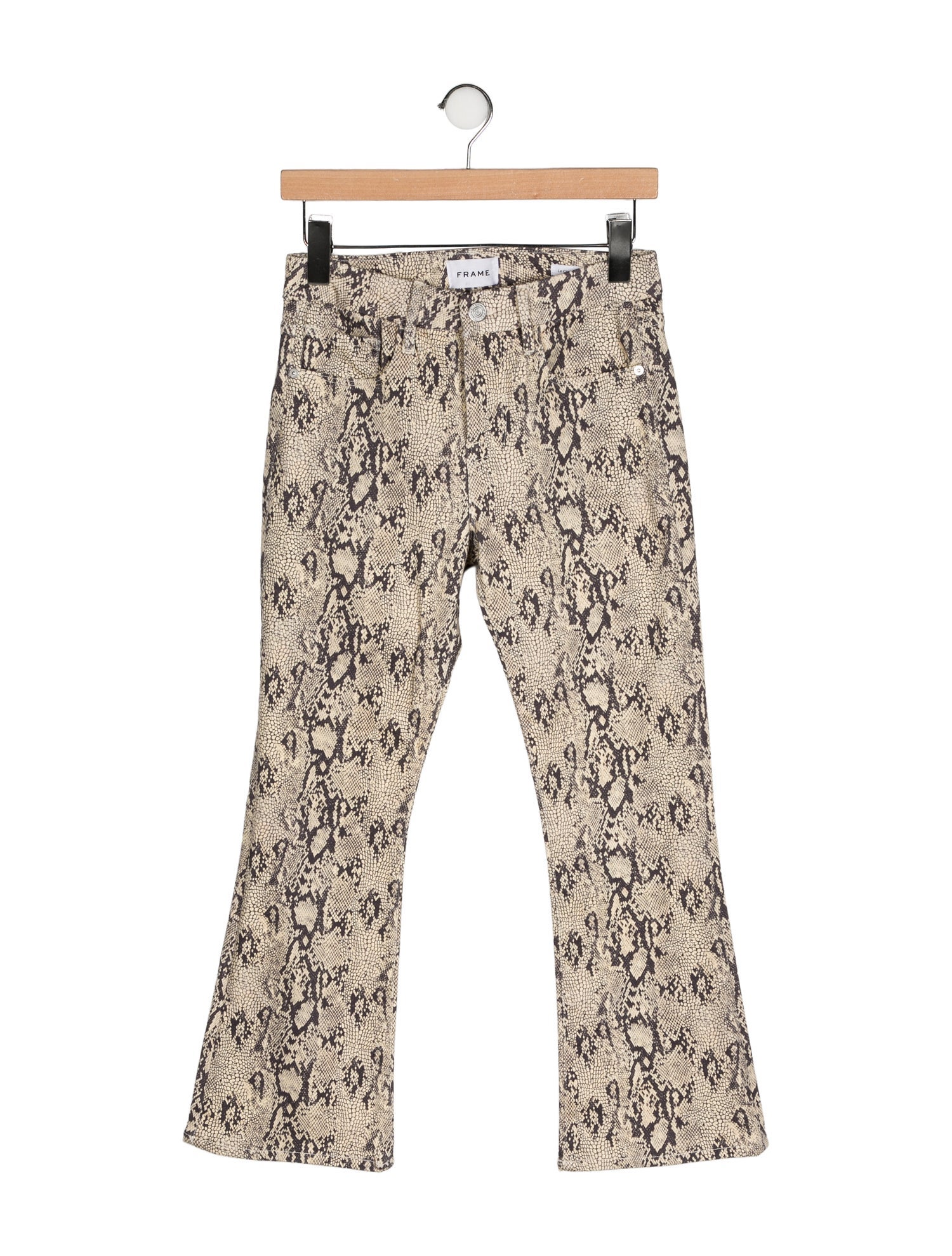 FRAME Animal Print Skinny Leg Pants w/ Tags