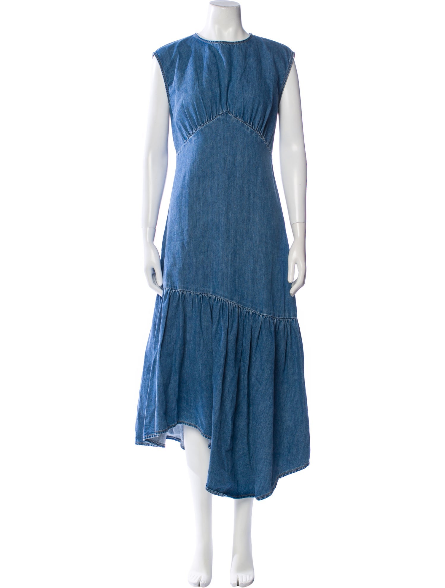 FRAME Crew Neck Long Dress