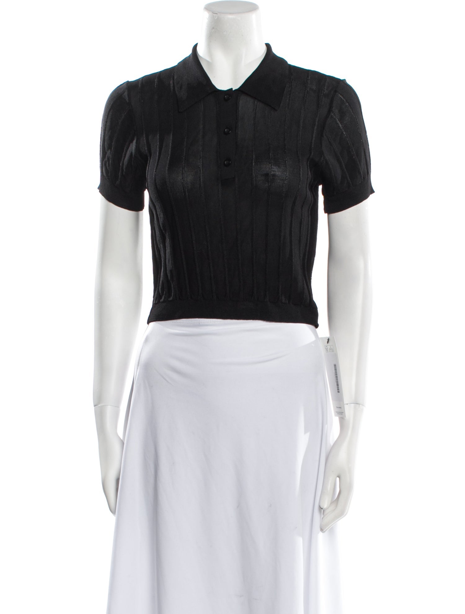 FRAME Short Sleeve Crop Top