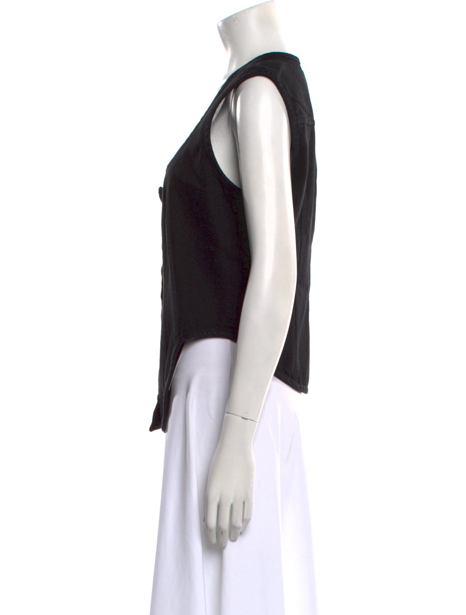 FRAME Scoop Neck Sleeveless Top