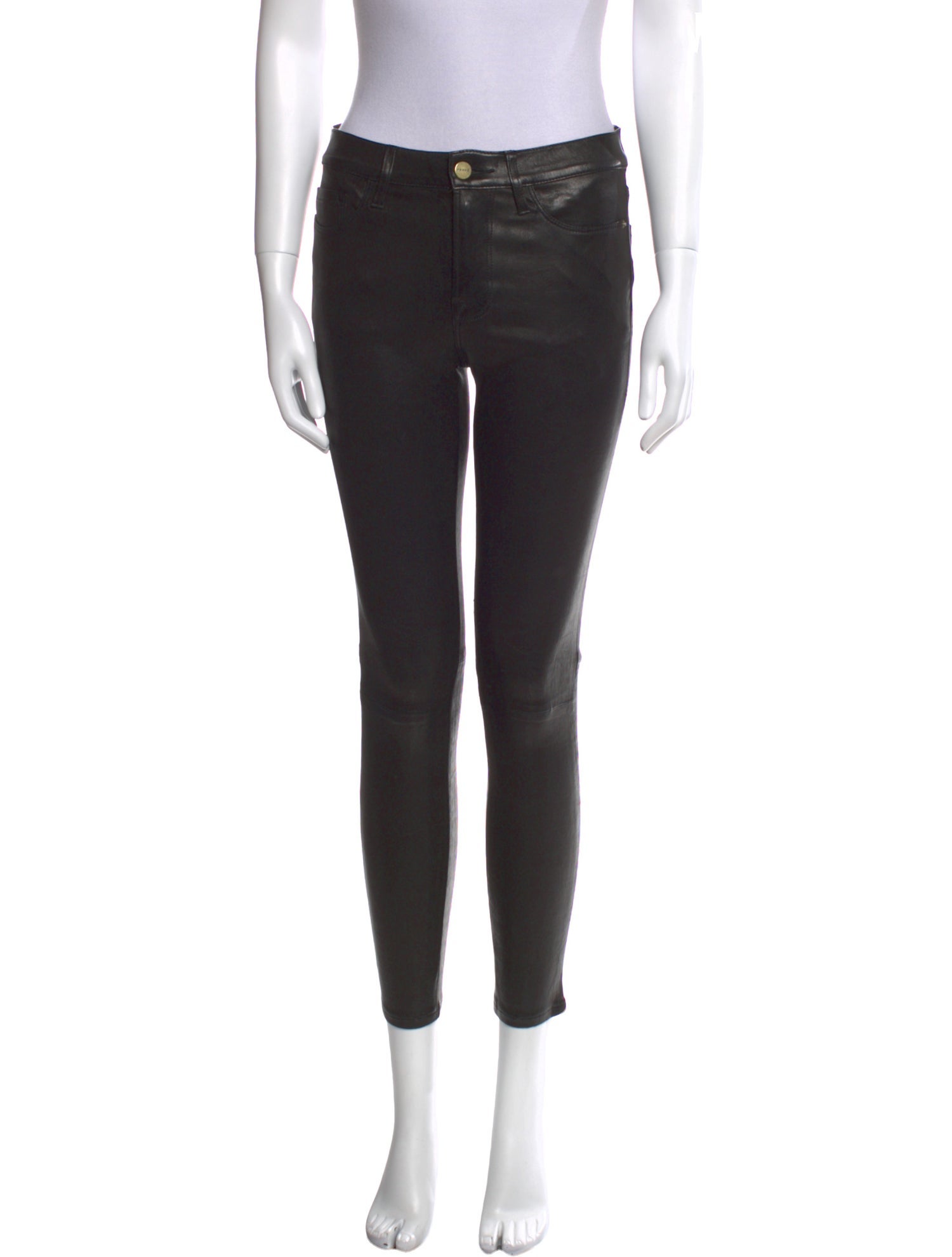 FRAME Lamb Leather Skinny Leg Pants w/ Tags