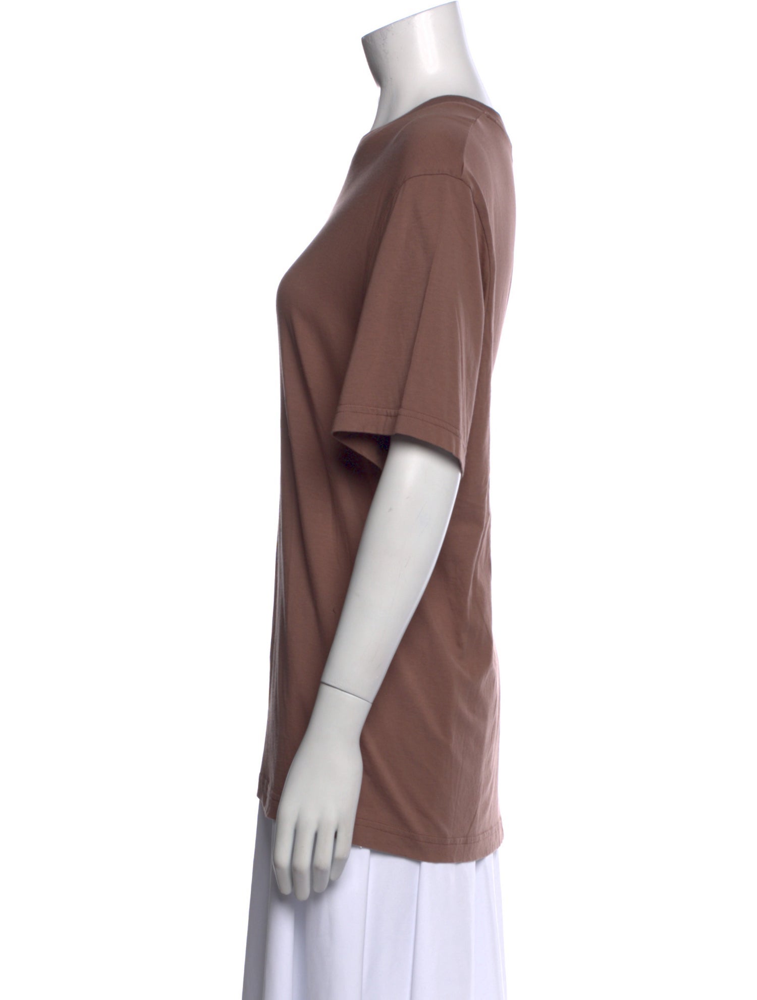 FRAME Scoop Neck Short Sleeve T-Shirt