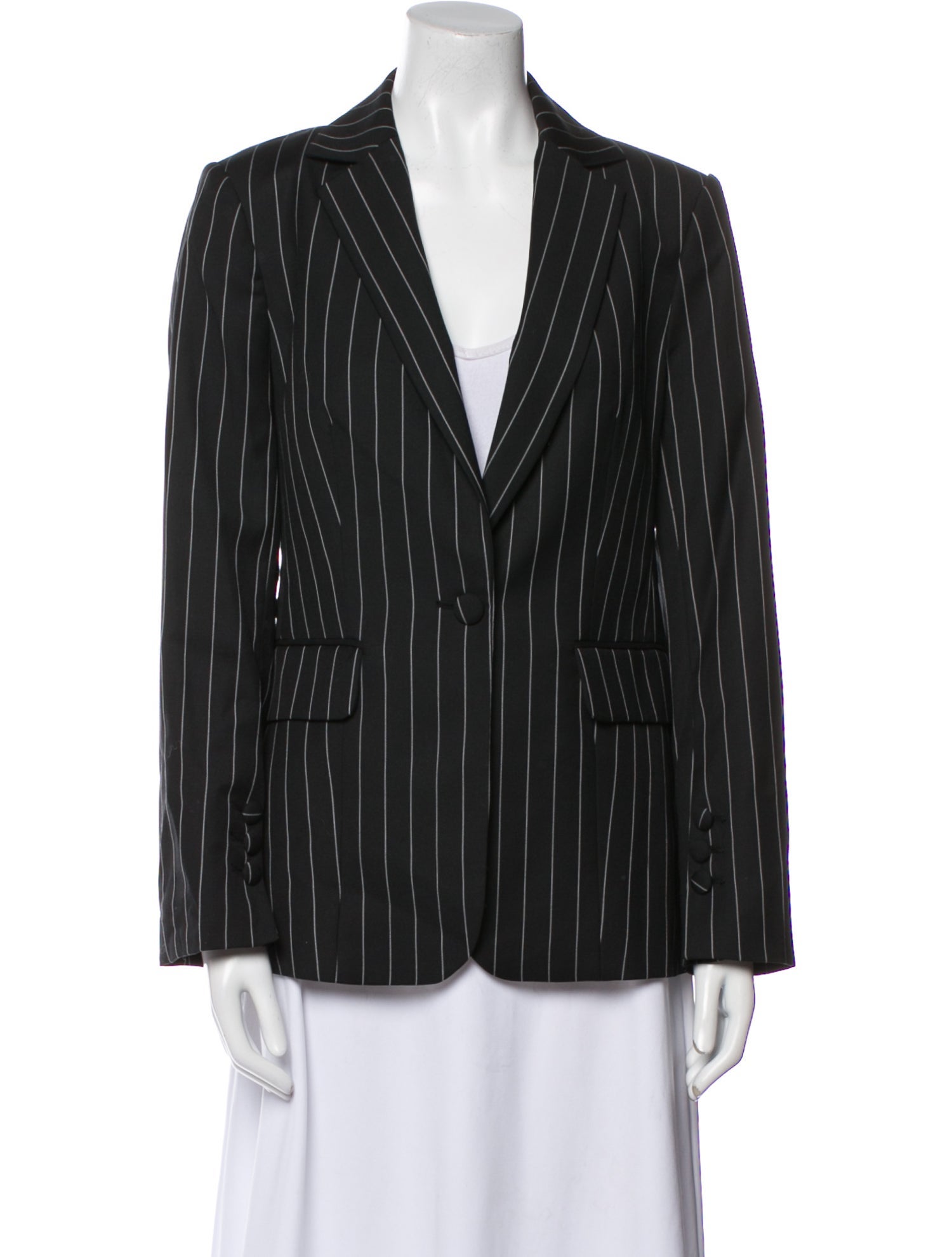 FRAME Wool Striped Blazer