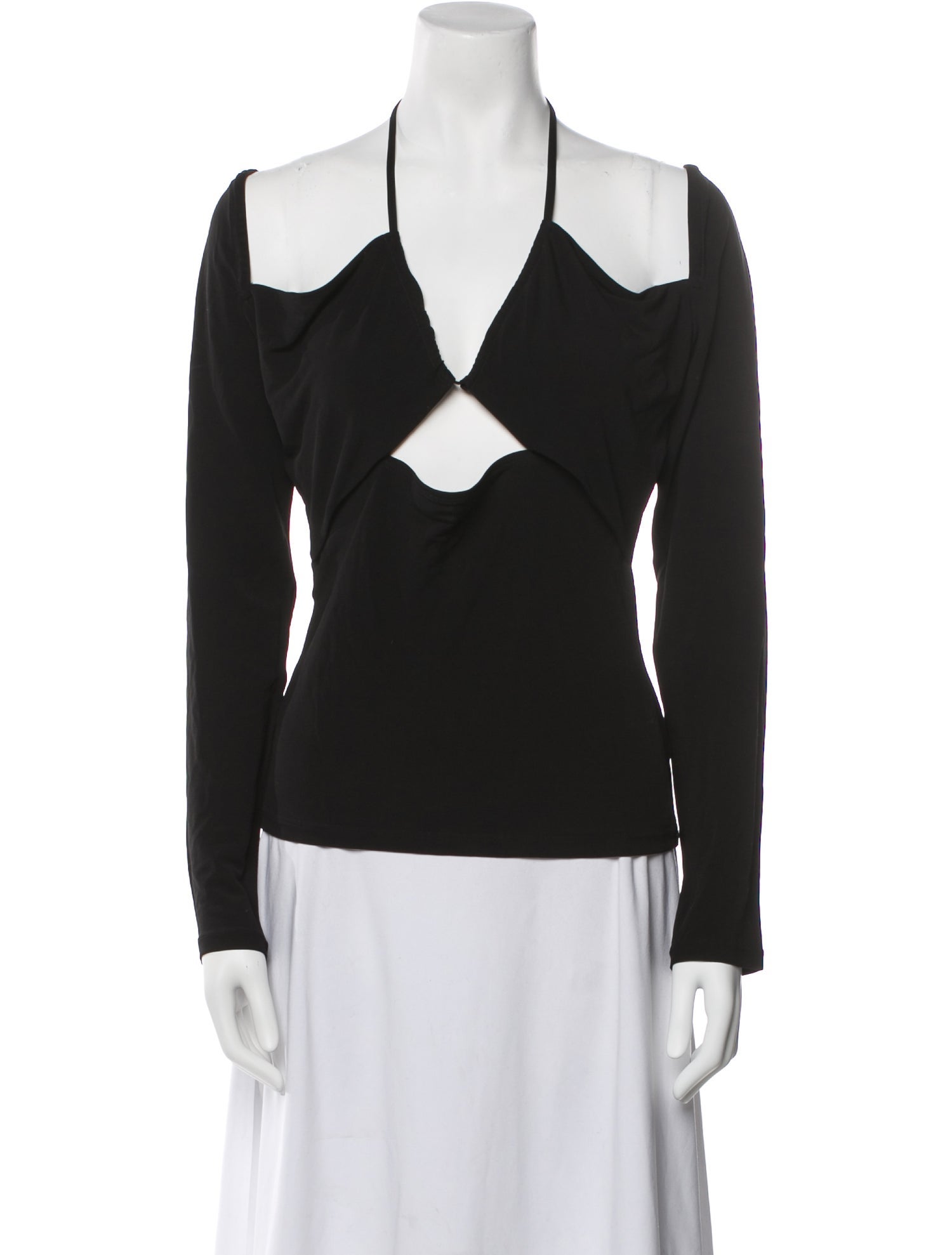 FRAME V-Neck Long Sleeve Top