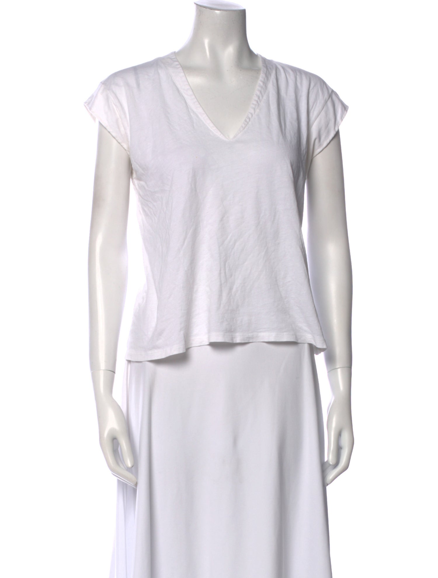 FRAME V-Neck Short Sleeve T-Shirt