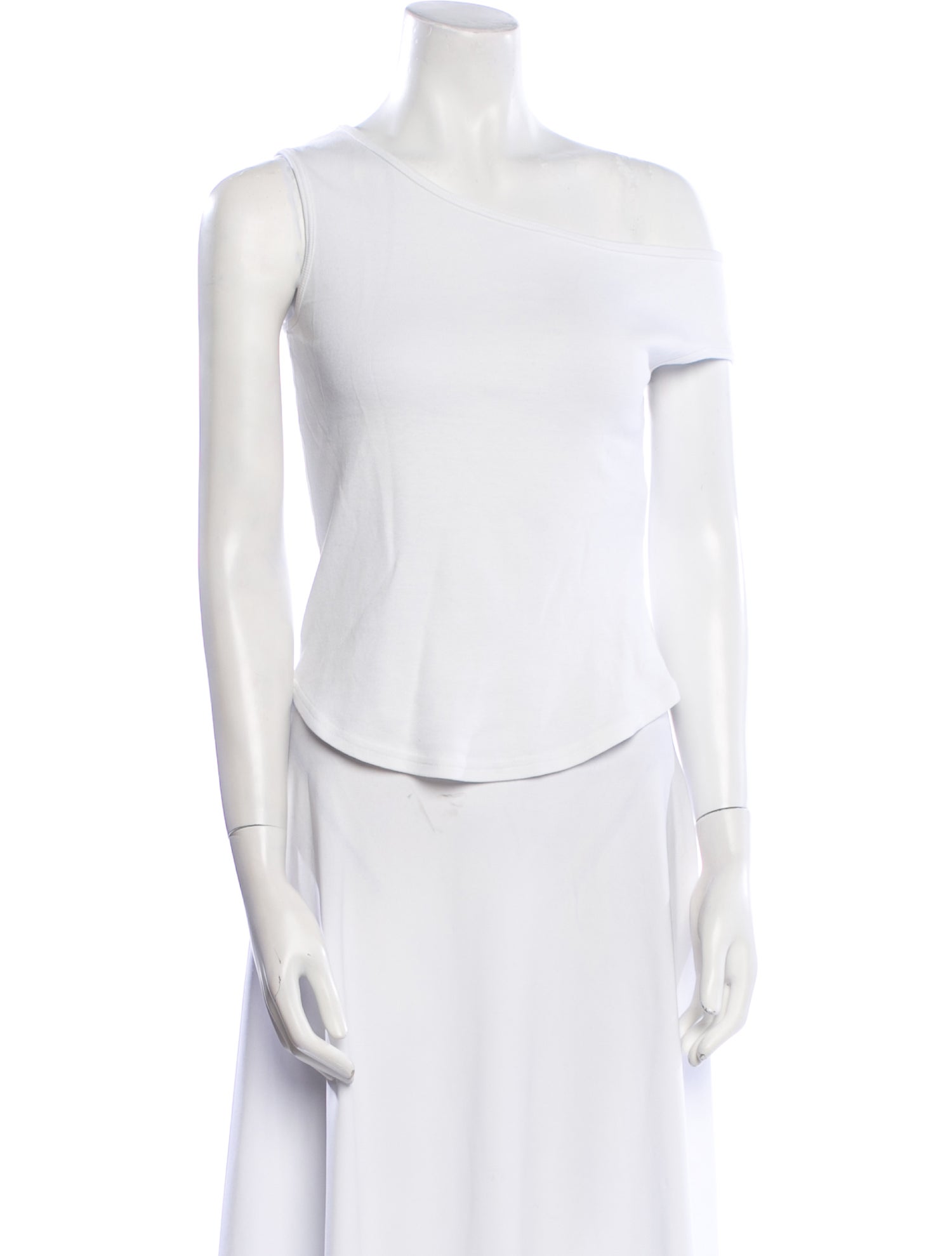 FRAME Asymmetrical Sleeveless Top