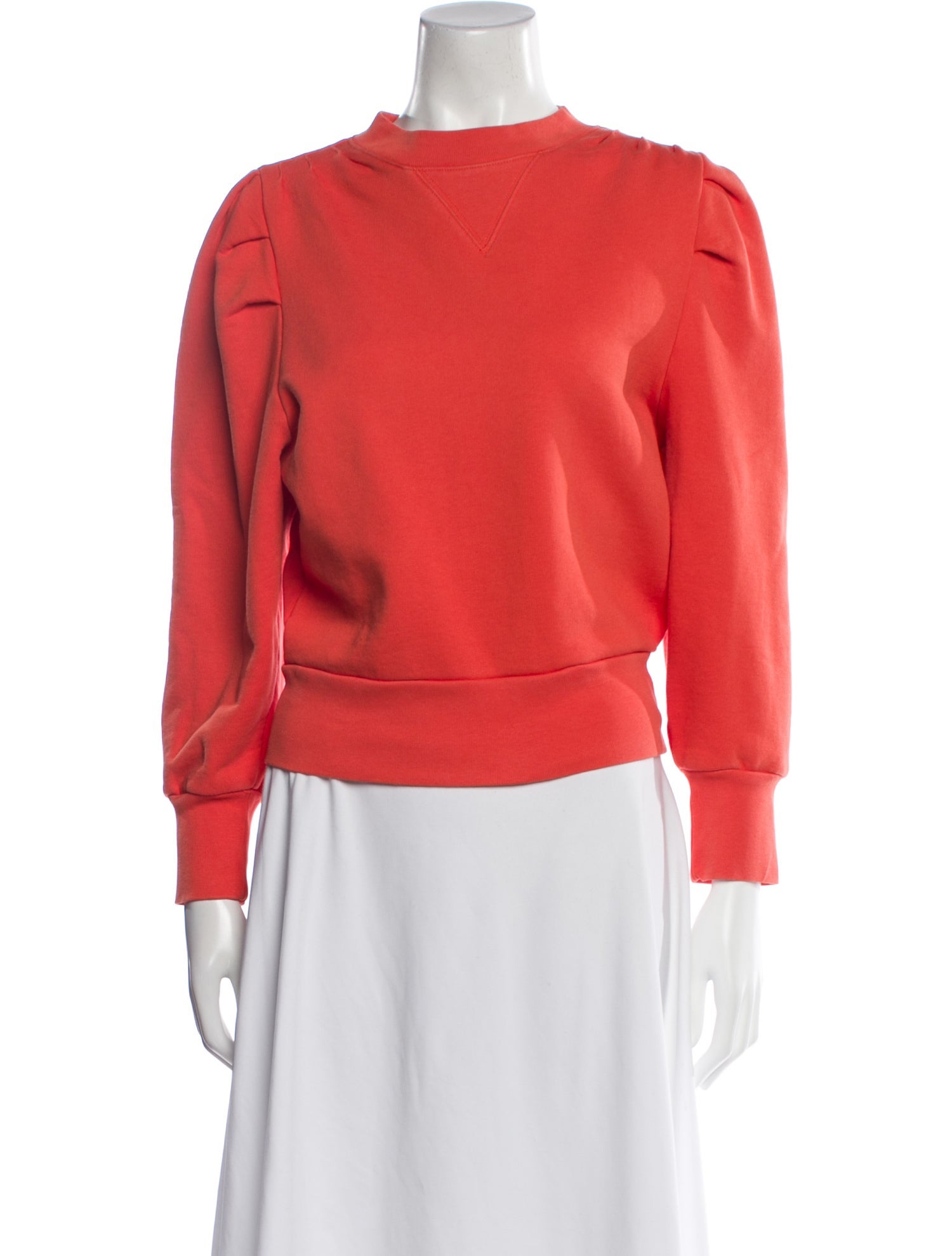 FRAME Mock Neck Long Sleeve Sweatshirt