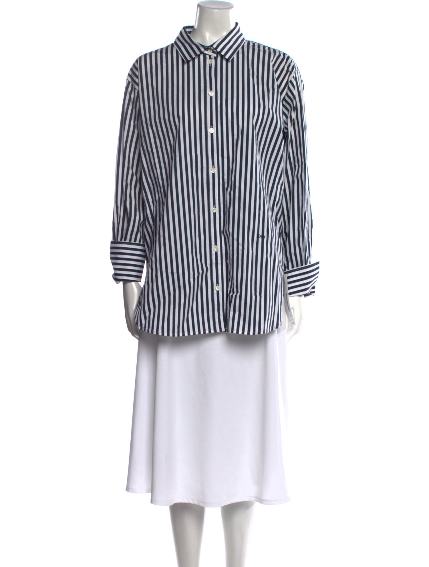 FRAME Striped Long Sleeve Tunic