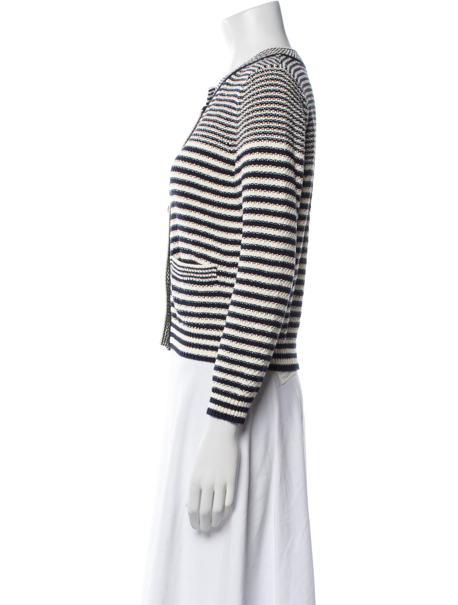 FRAME Striped Crew Neck Sweater