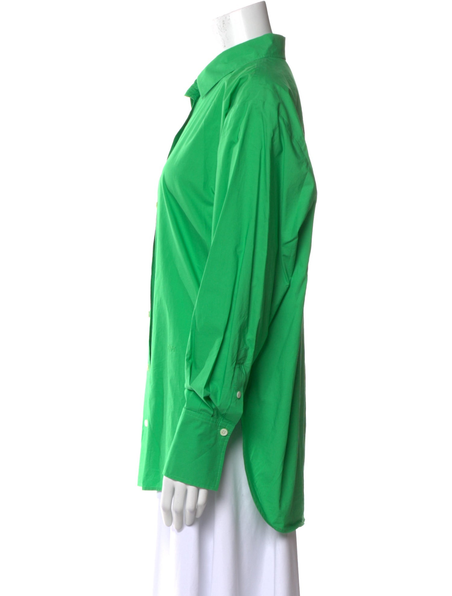 FRAME Long Sleeve Button-Up Top