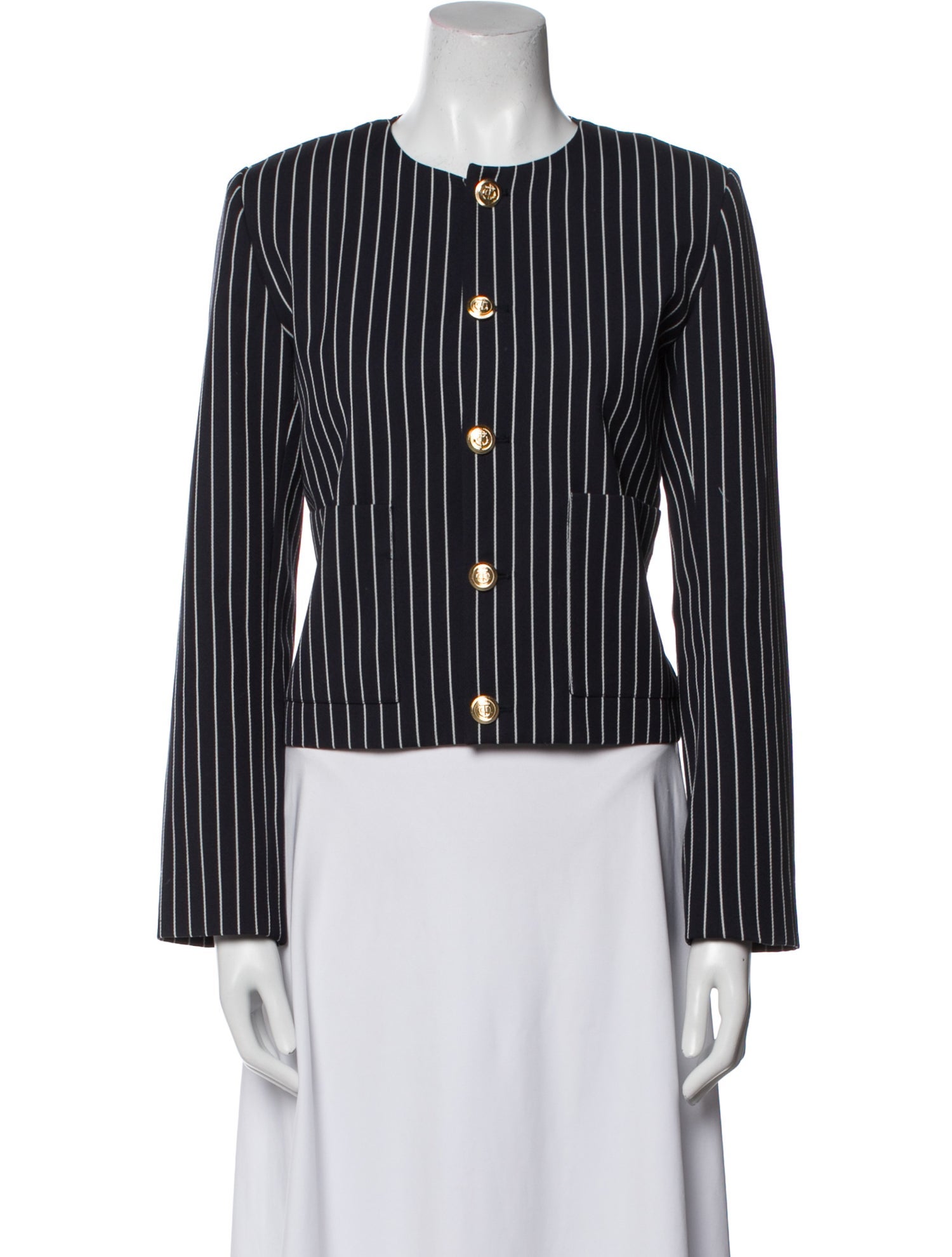 FRAME Striped Evening Jacket