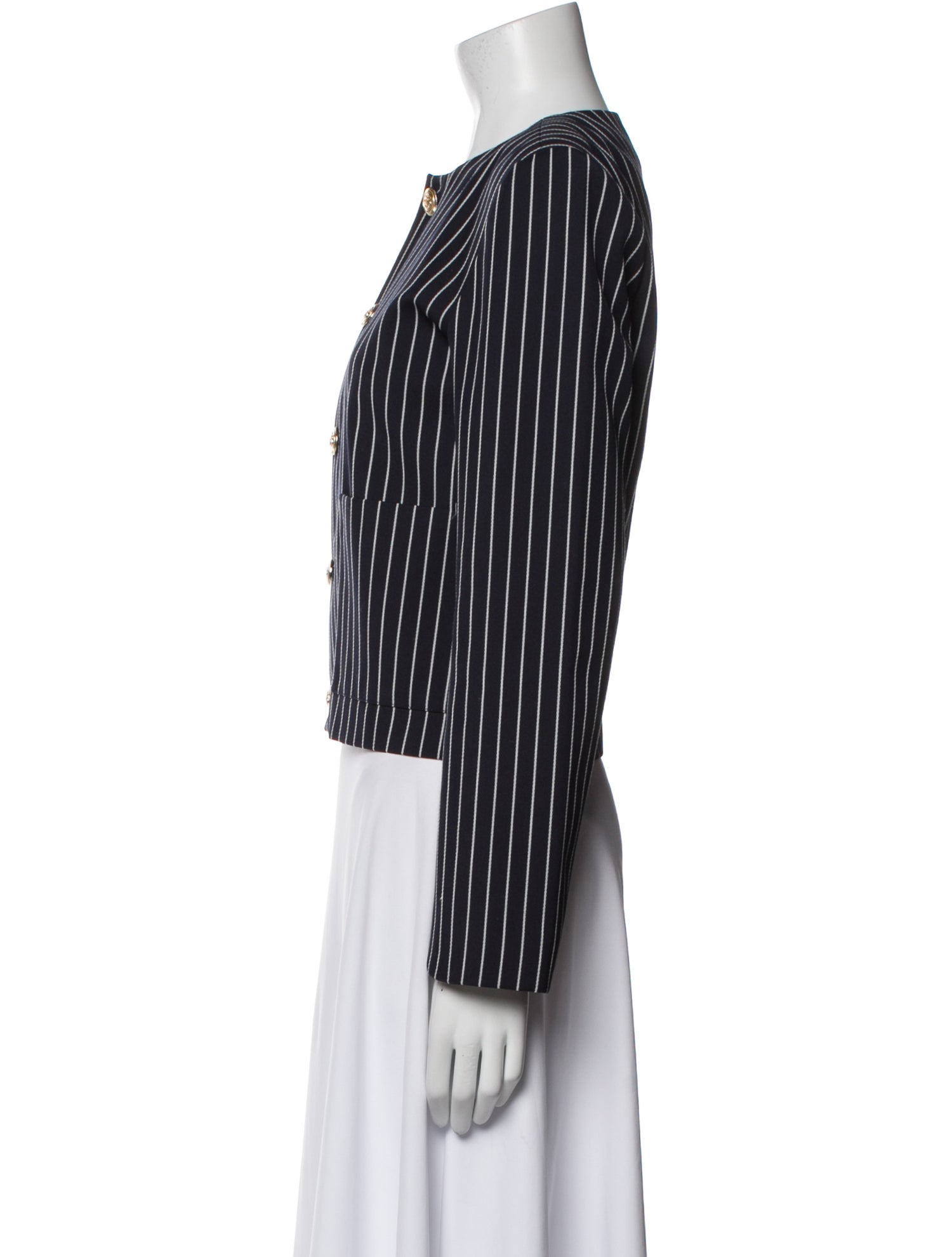 FRAME Striped Evening Jacket