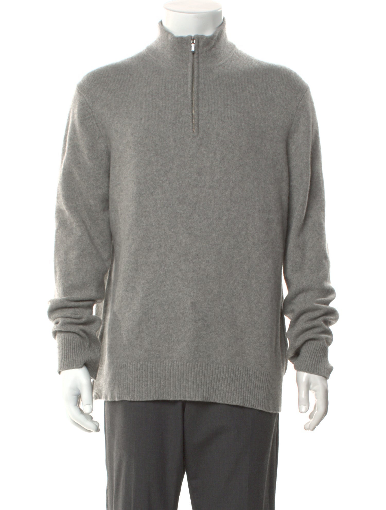 FRAME Mock Neck Long Sleeve Polo Sweater