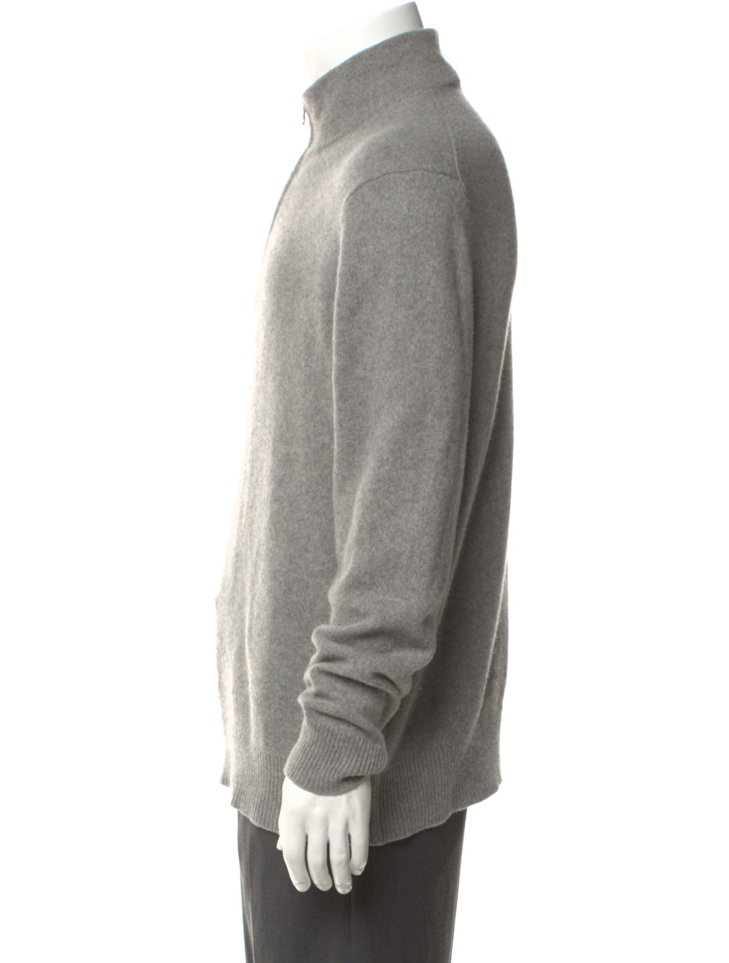 FRAME Mock Neck Long Sleeve Polo Sweater