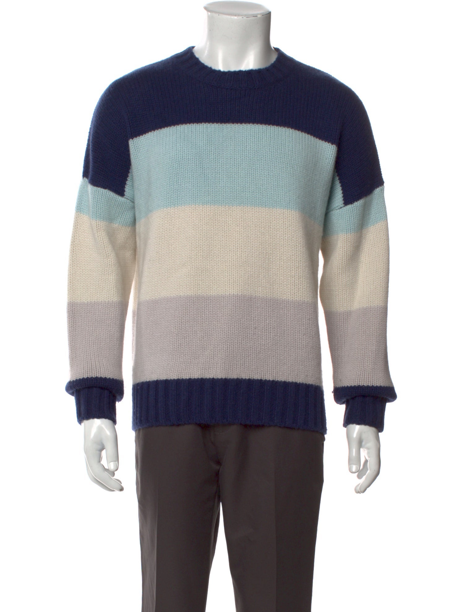 FRAME Cashmere Colorblock Pattern Pullover