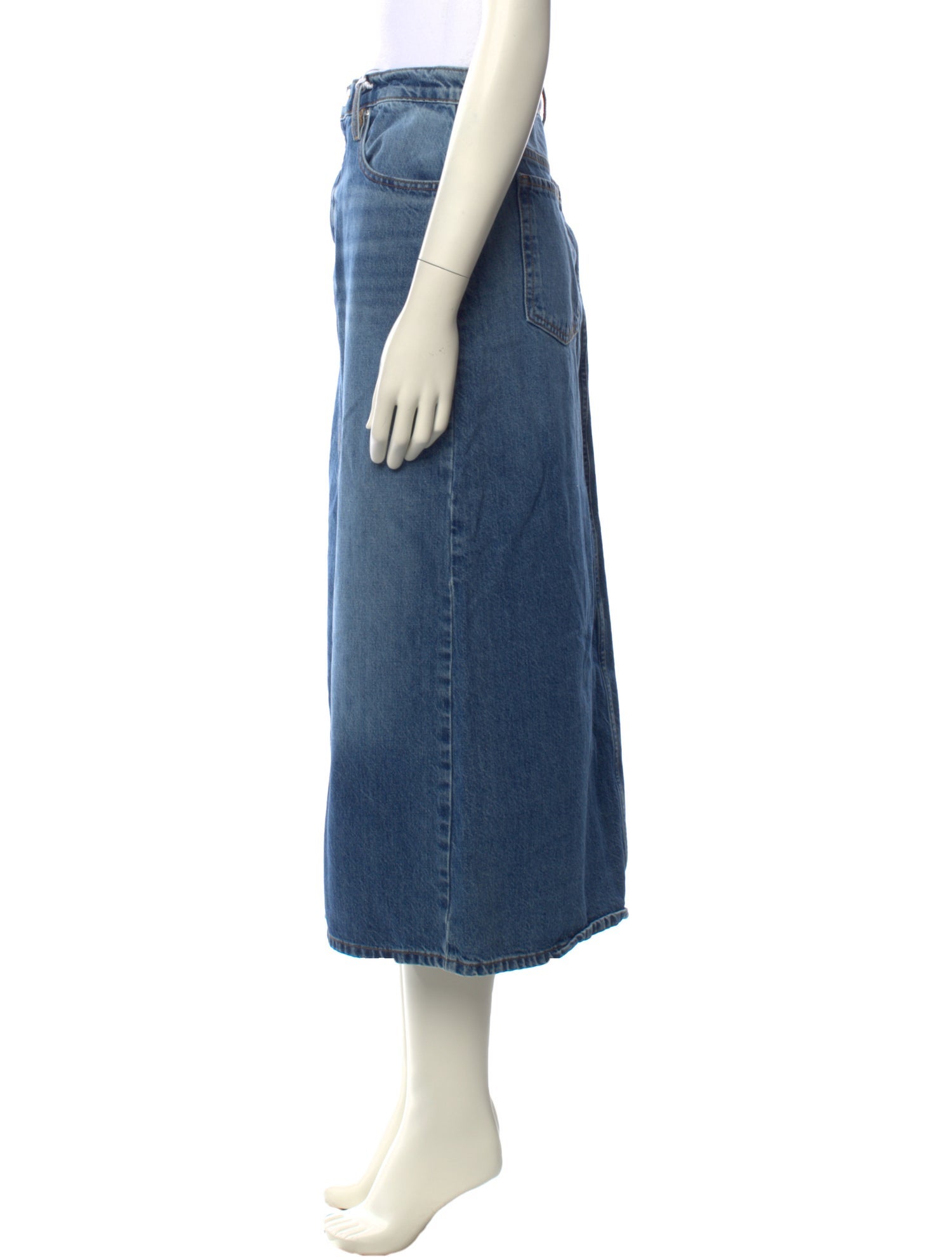 FRAME Midi Length Skirt