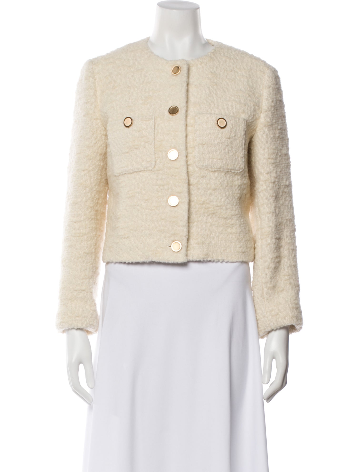 FRAME Tweed Pattern Evening Jacket