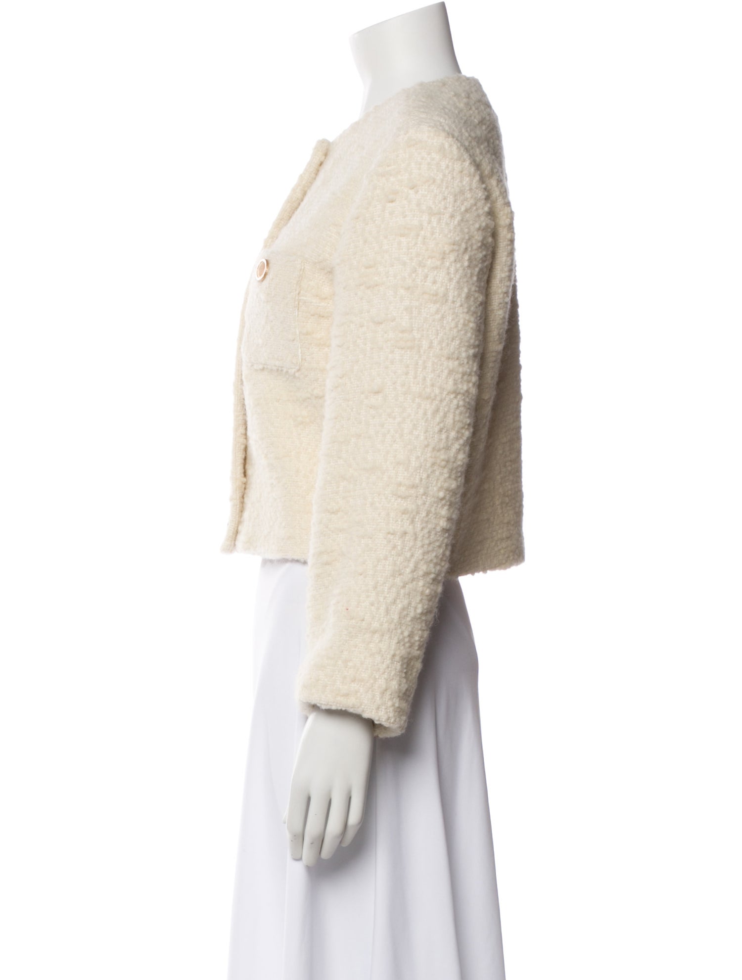 FRAME Tweed Pattern Evening Jacket