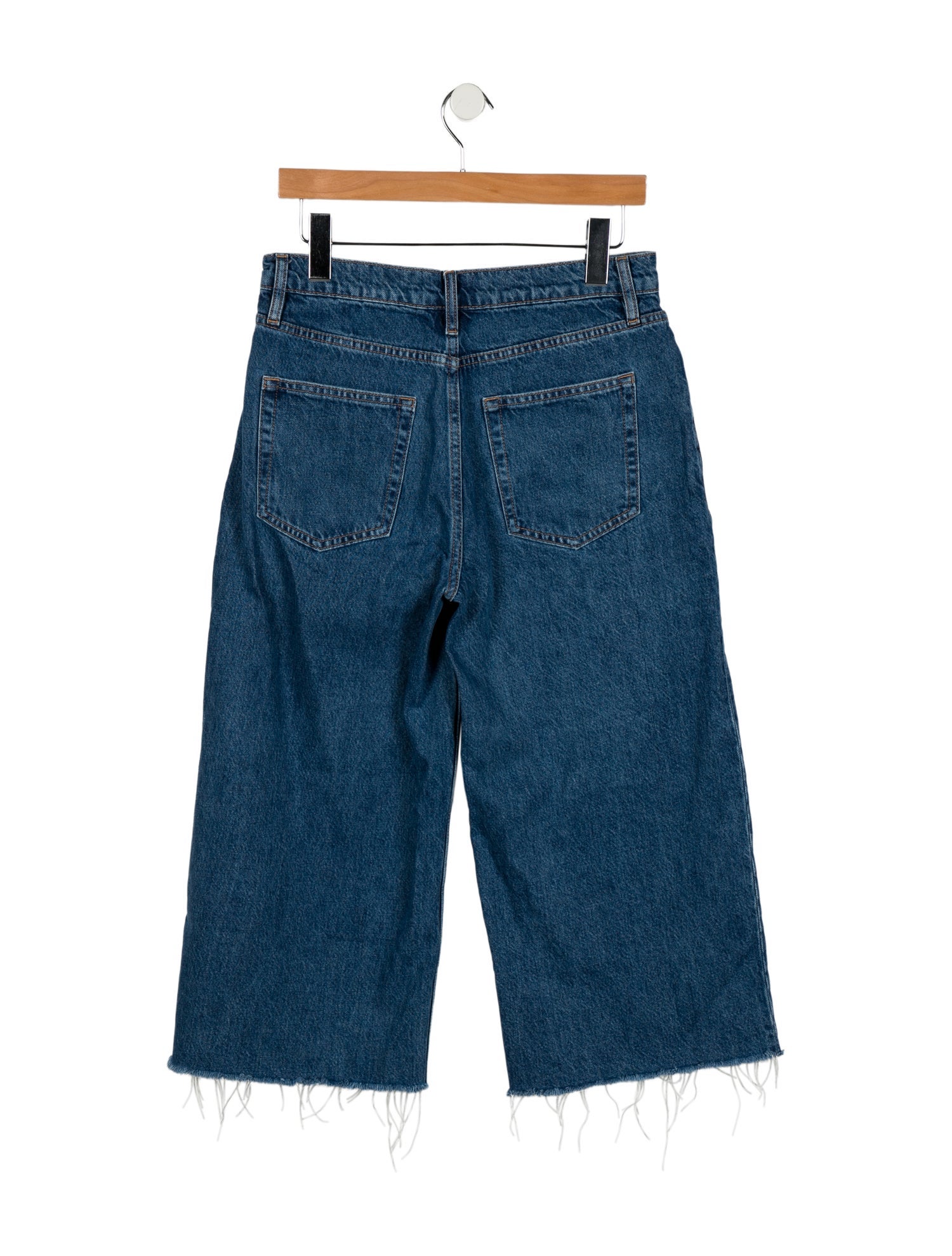 FRAME Mid-Rise Wide Leg Jeans