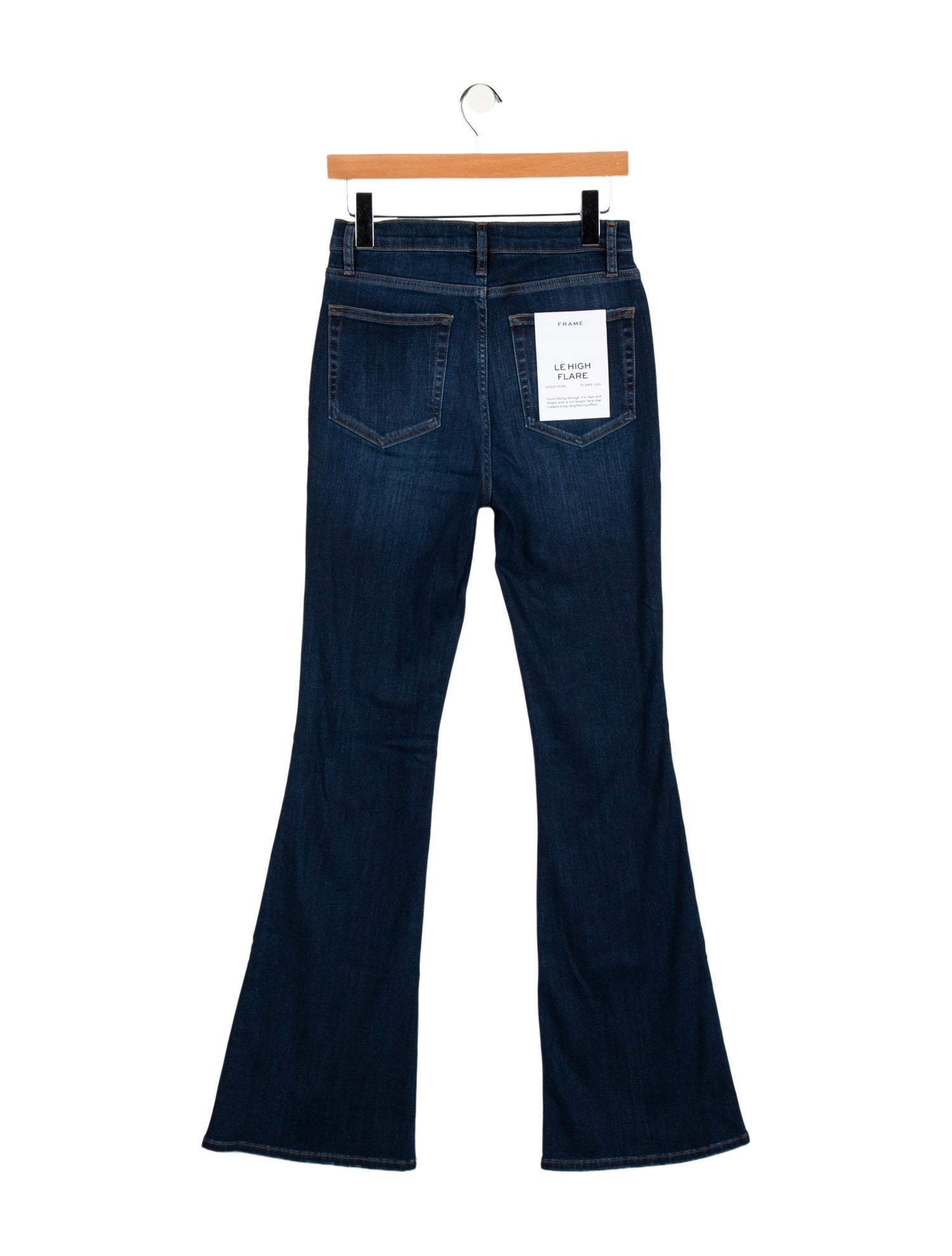 FRAME Mid-Rise Wide Leg Jeans
