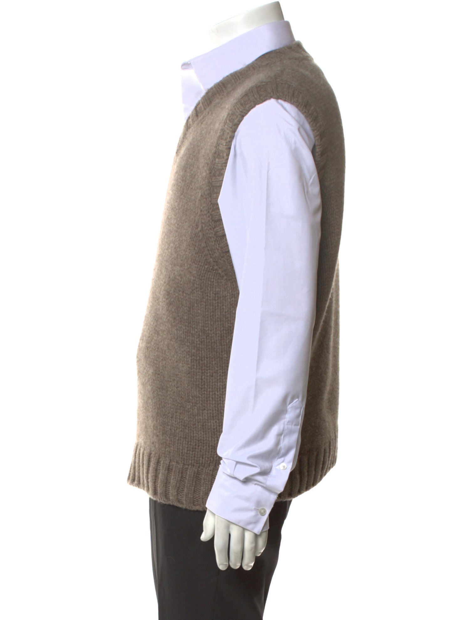 FRAME V-Neck Sleeveless Sweater Vest