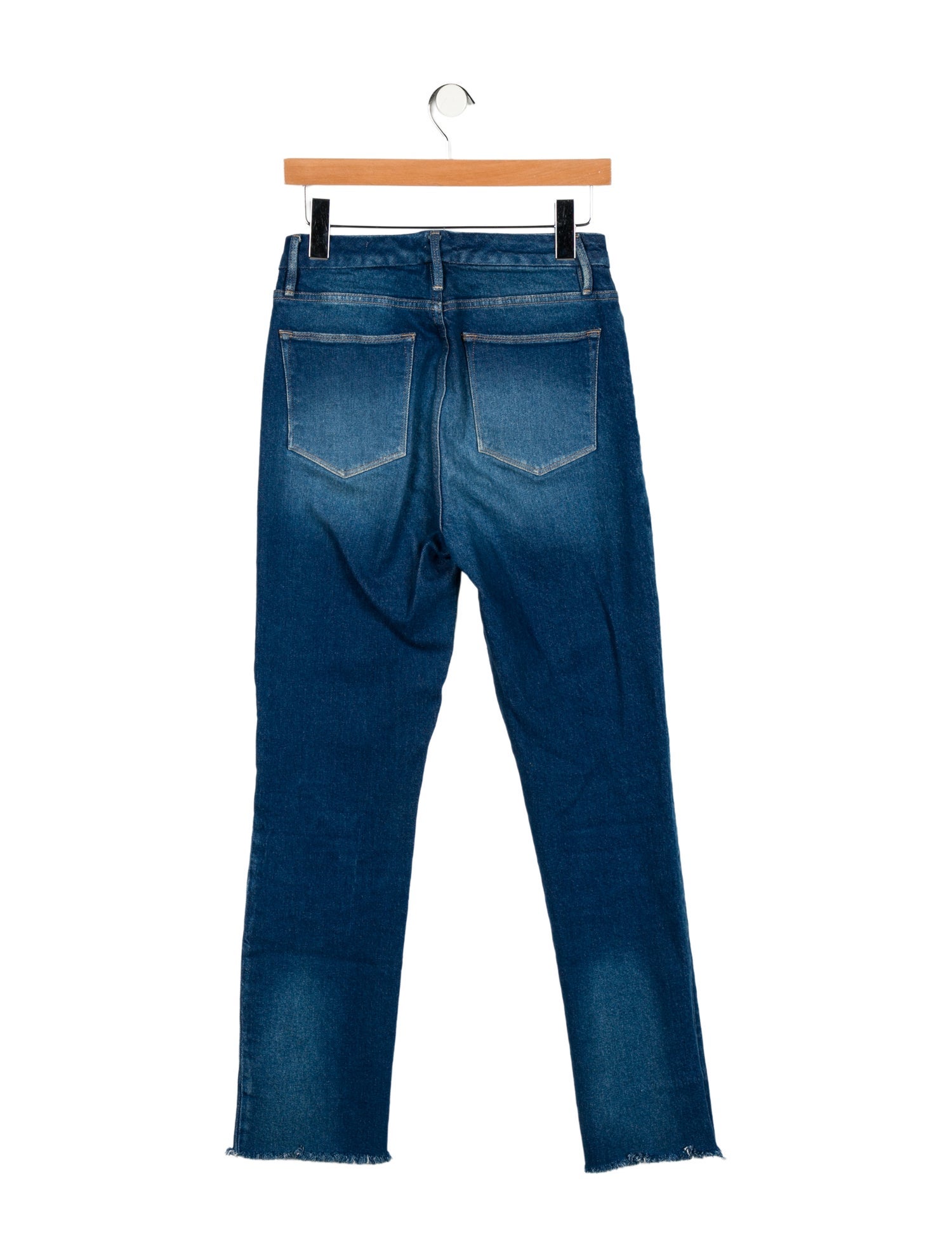 FRAME Mid-Rise Straight Leg Jeans